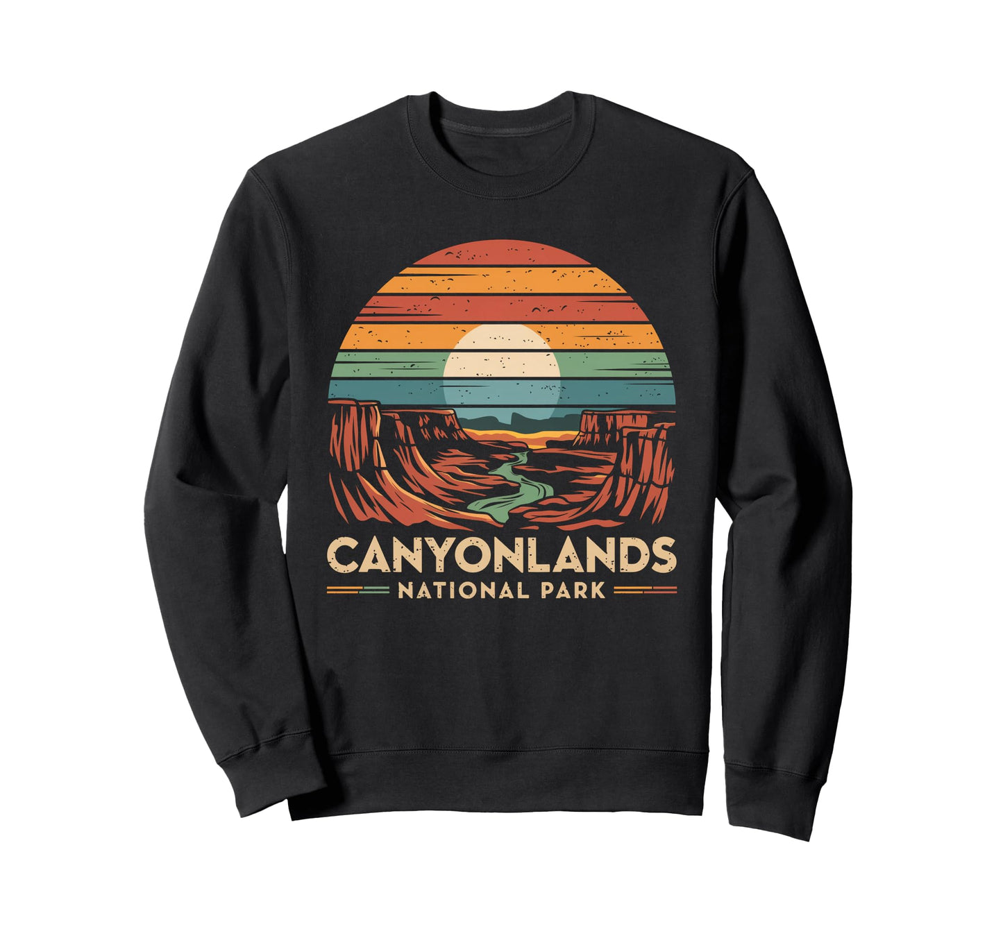 Canyonlands National Park Utah Hiking Sweatshirt - Graphic Print Men Women - T-Shirt, Sweatshirt, Hoodie
