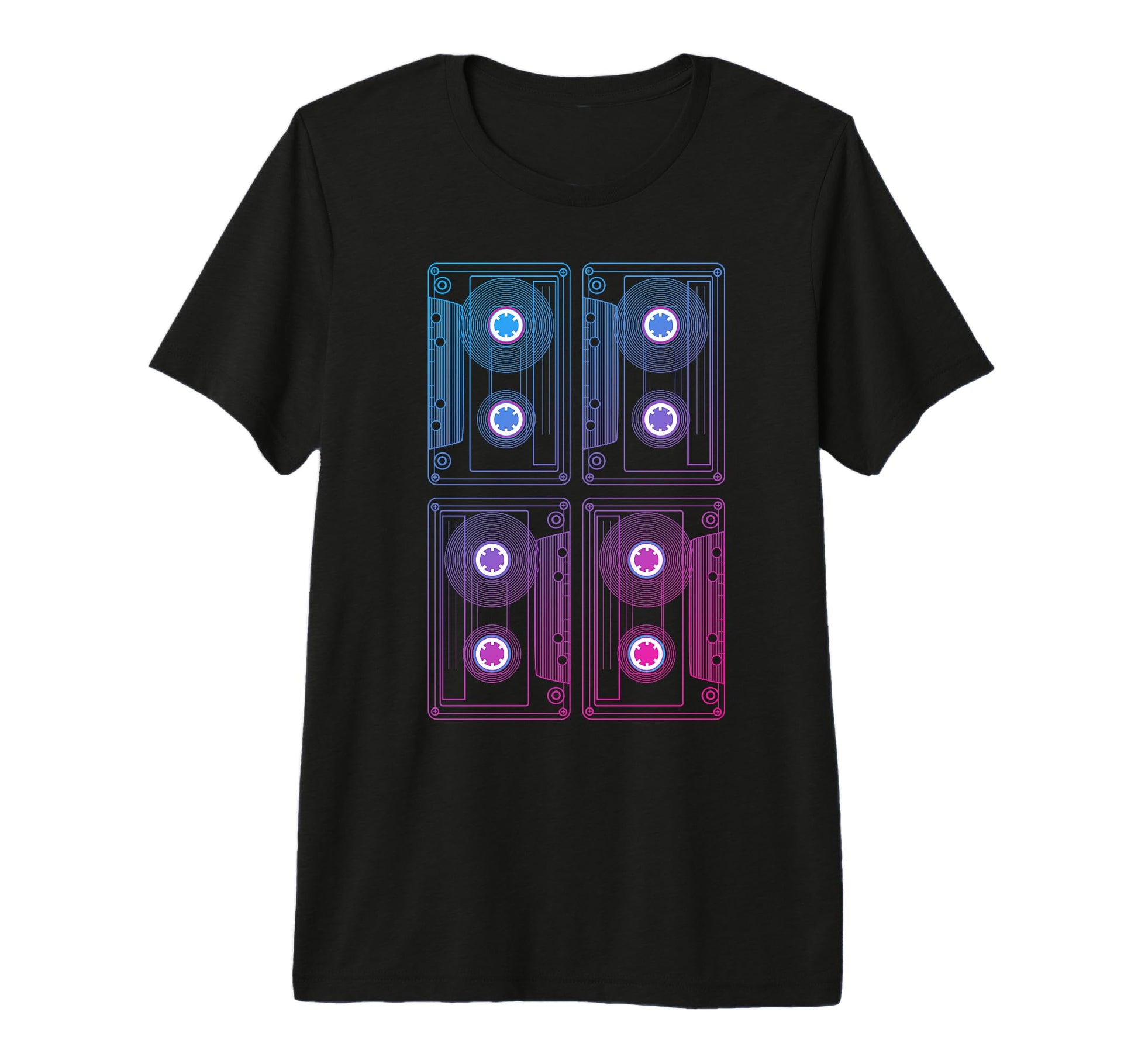 80S Vaporwave Cassette Tape Eighties T-Shirt - Unique Graphic Unisex - T-Shirt, Sweatshirt, Hoodie