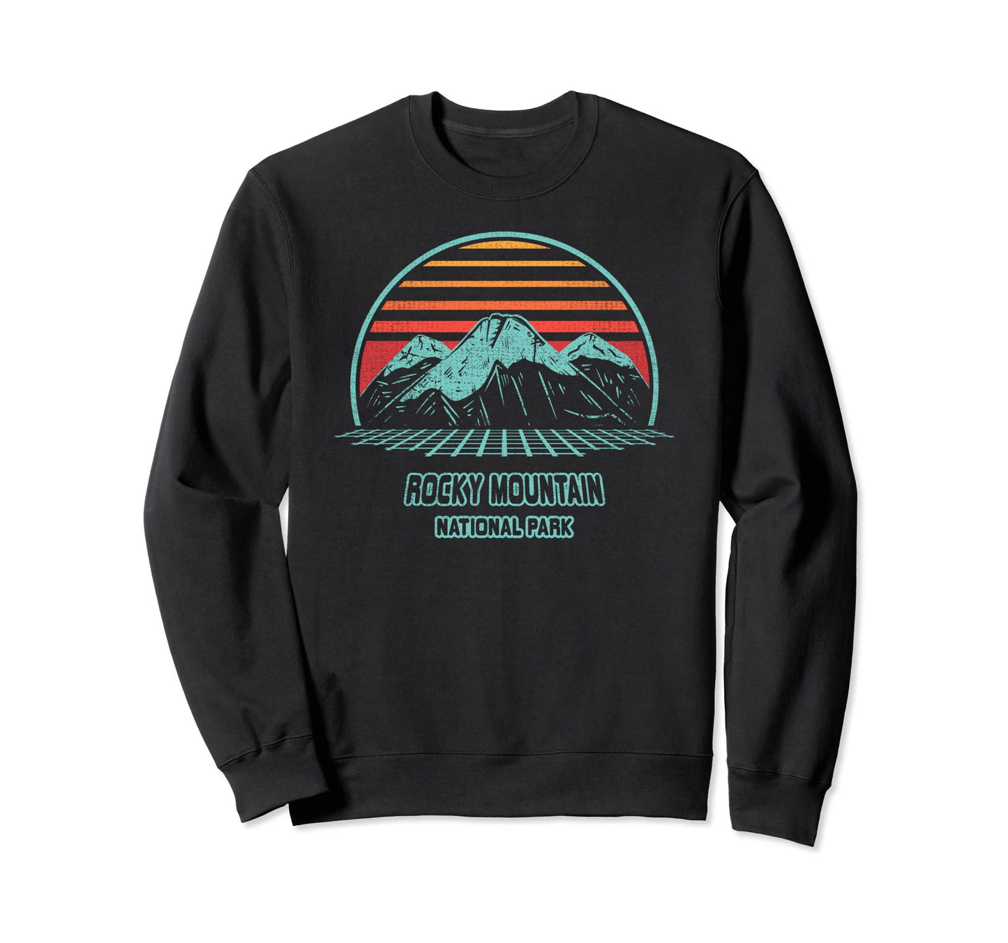 Rocky Mountain National Park Hiking Sweatshirt - Unique Graphic for Adults - T-Shirt, Sweatshirt, Hoodie