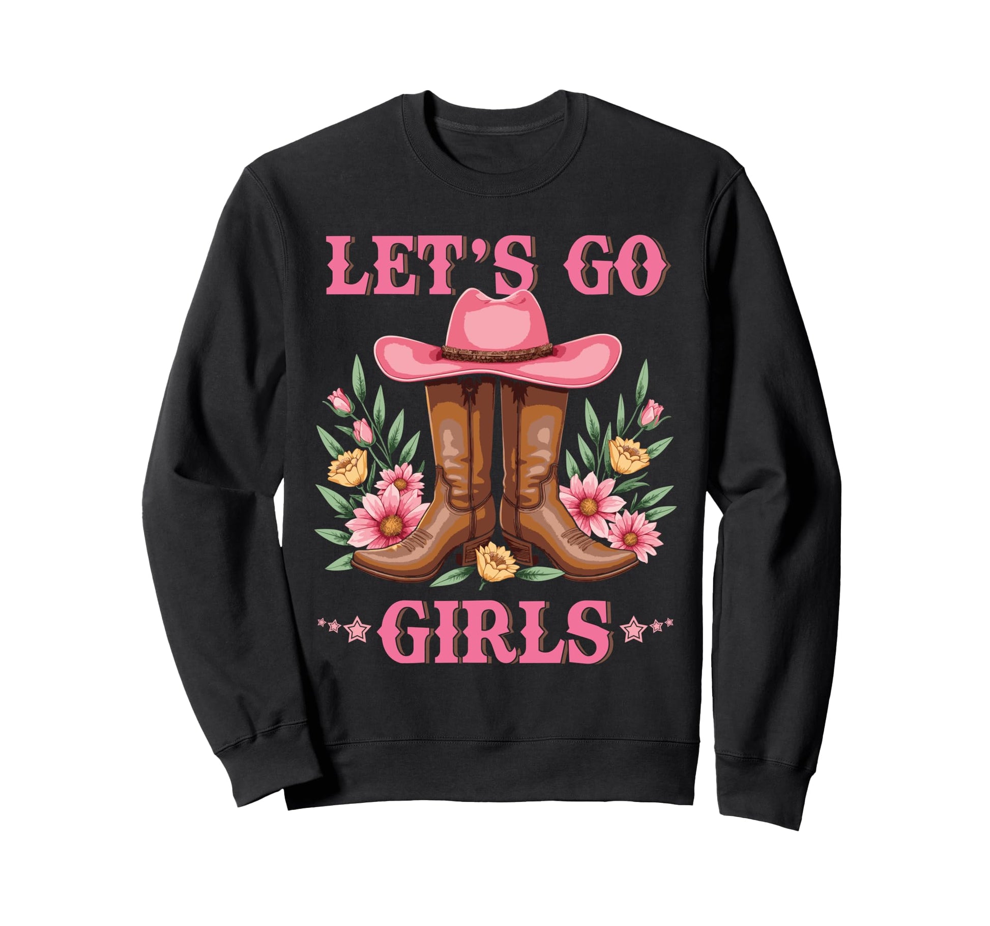 Lets Go Tees Rodeo Western Love Sweatshirt - Casual Everyday Wear Unisex - T-Shirt, Sweatshirt, Hoodie