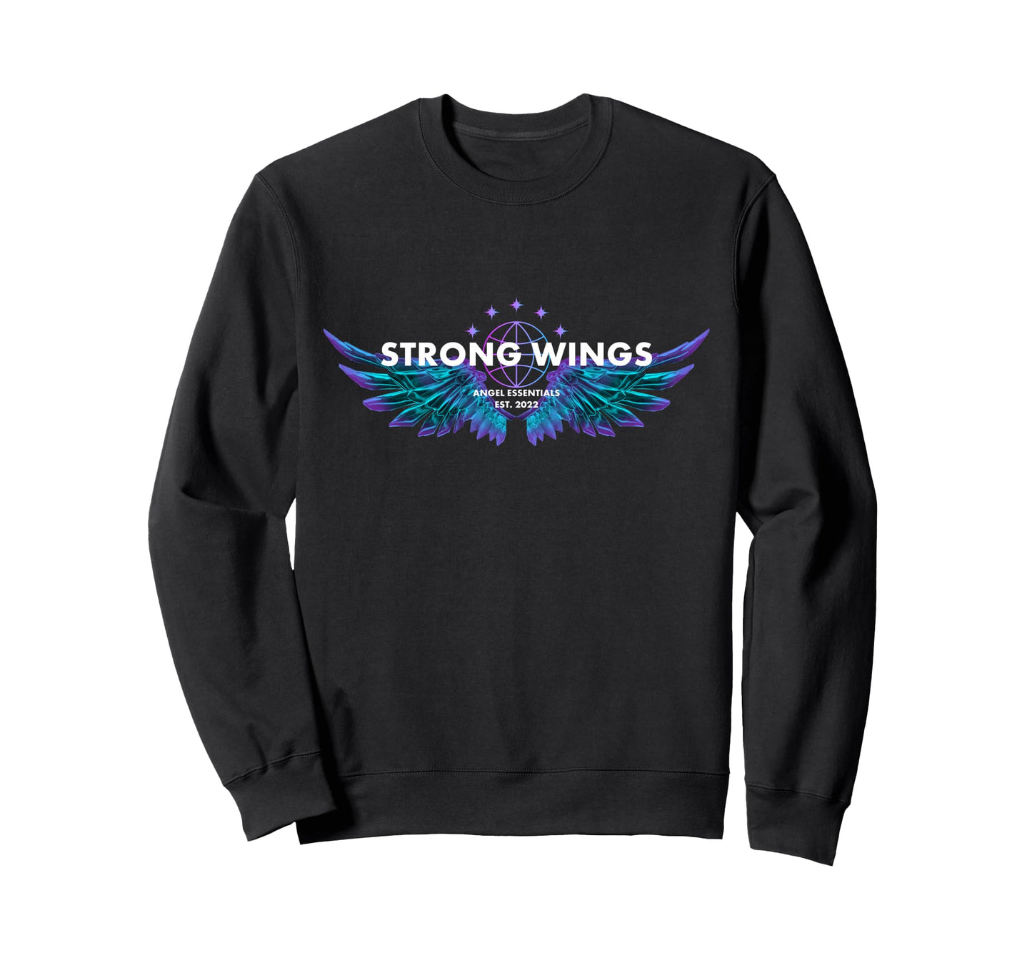 Strong Wings Aesthetic Edgy Streetwear Sweatshirt - Unique Graphic Unisex - T-Shirt, Sweatshirt, Hoodie