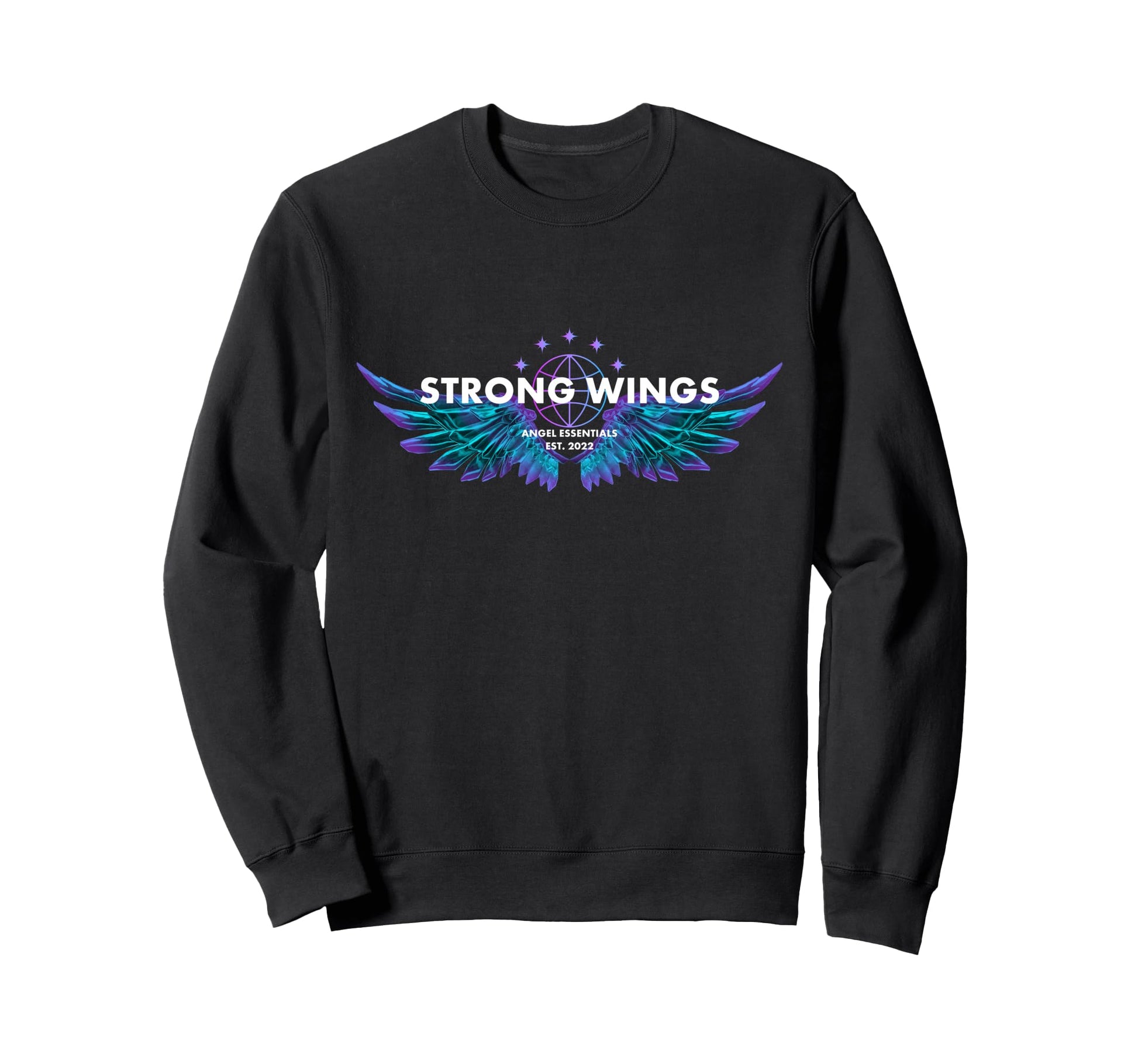 Strong Wings Aesthetic Edgy Streetwear Sweatshirt - Unique Graphic Unisex - T-Shirt, Sweatshirt, Hoodie