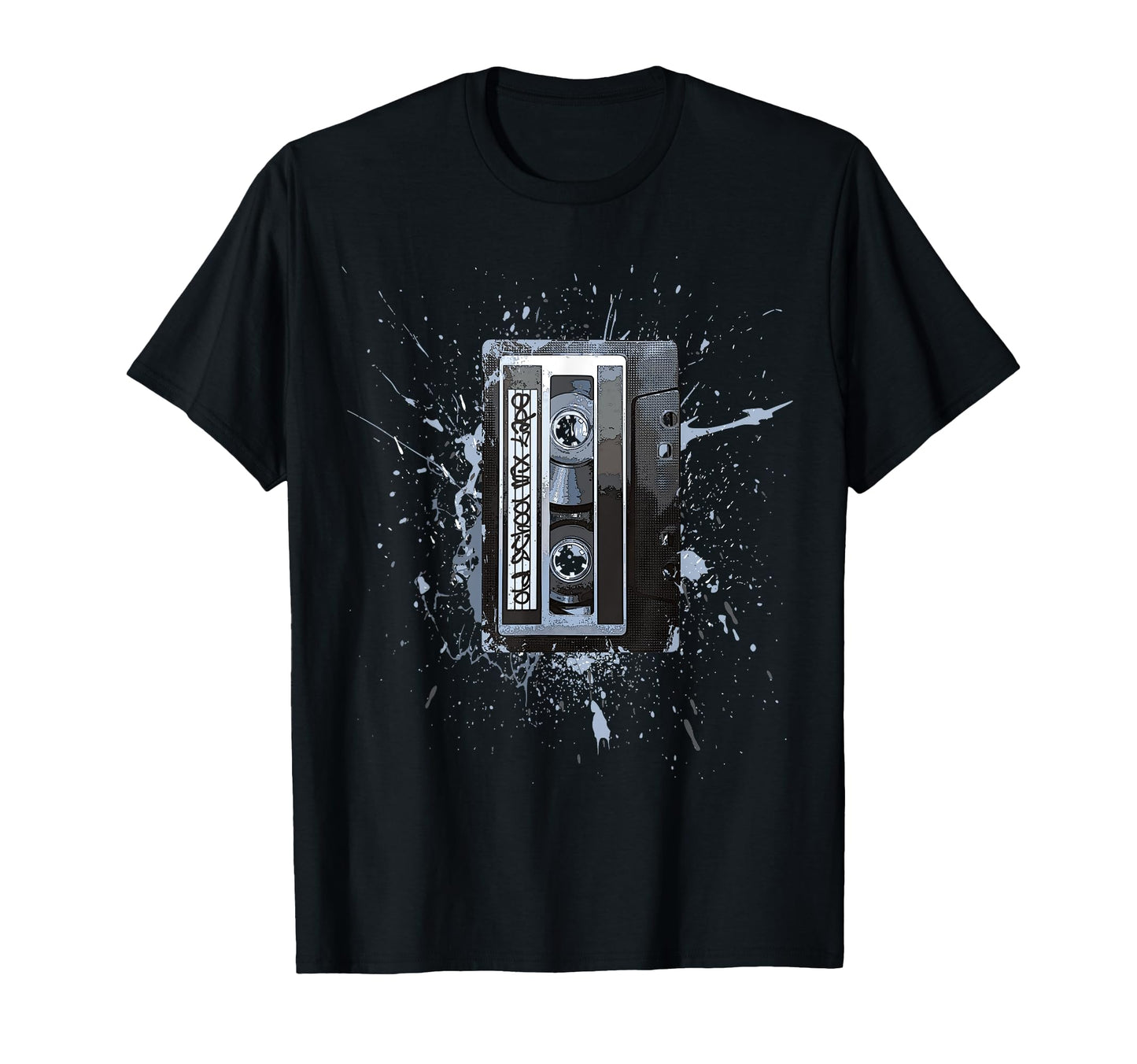 Old School Mix Tape Blue T-Shirt - Fun Novelty Design Unisex - T-Shirt, Sweatshirt, Hoodie
