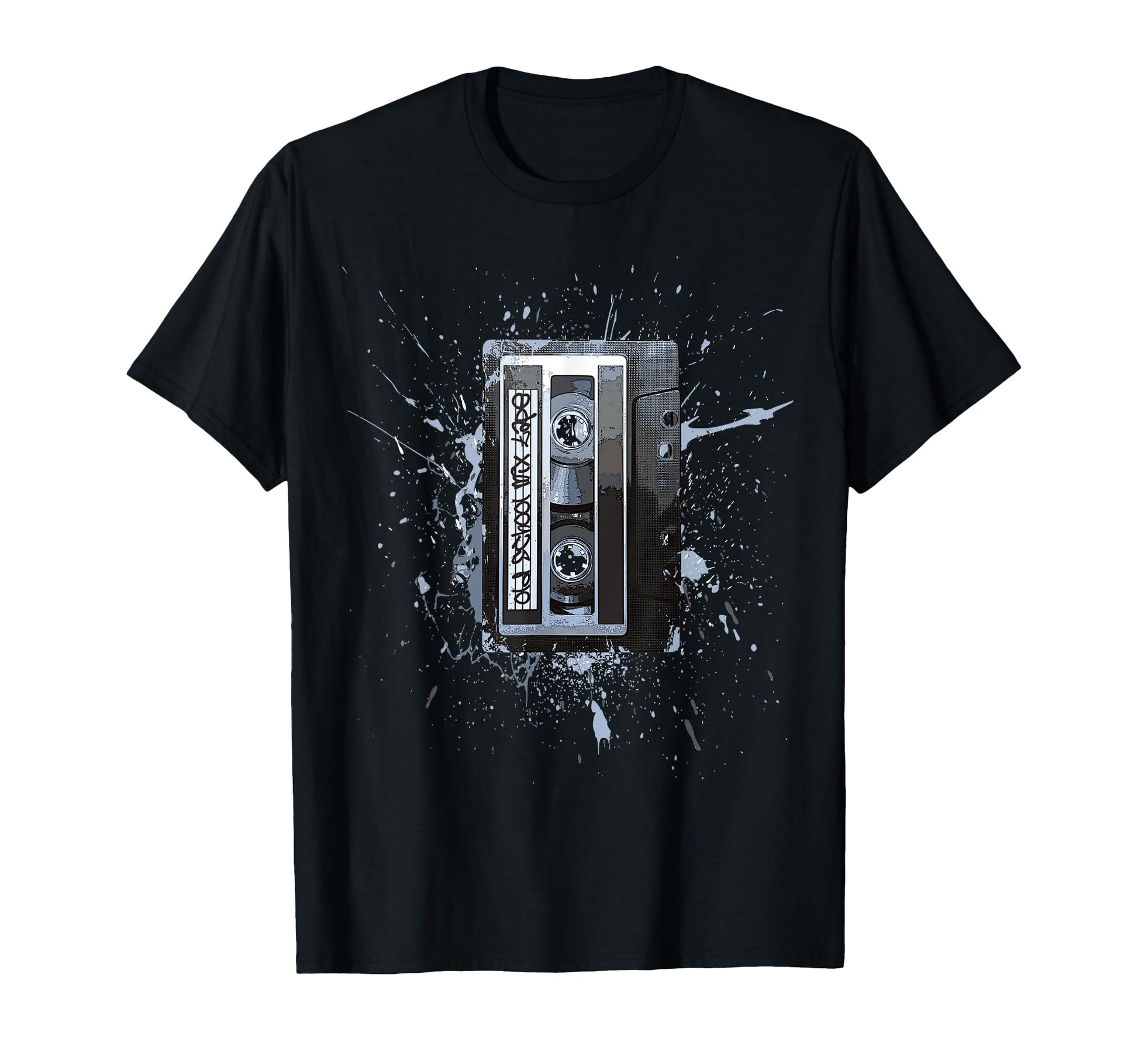 Old School Mix Tape Blue T-Shirt - Fun Novelty Design Unisex - T-Shirt, Sweatshirt, Hoodie