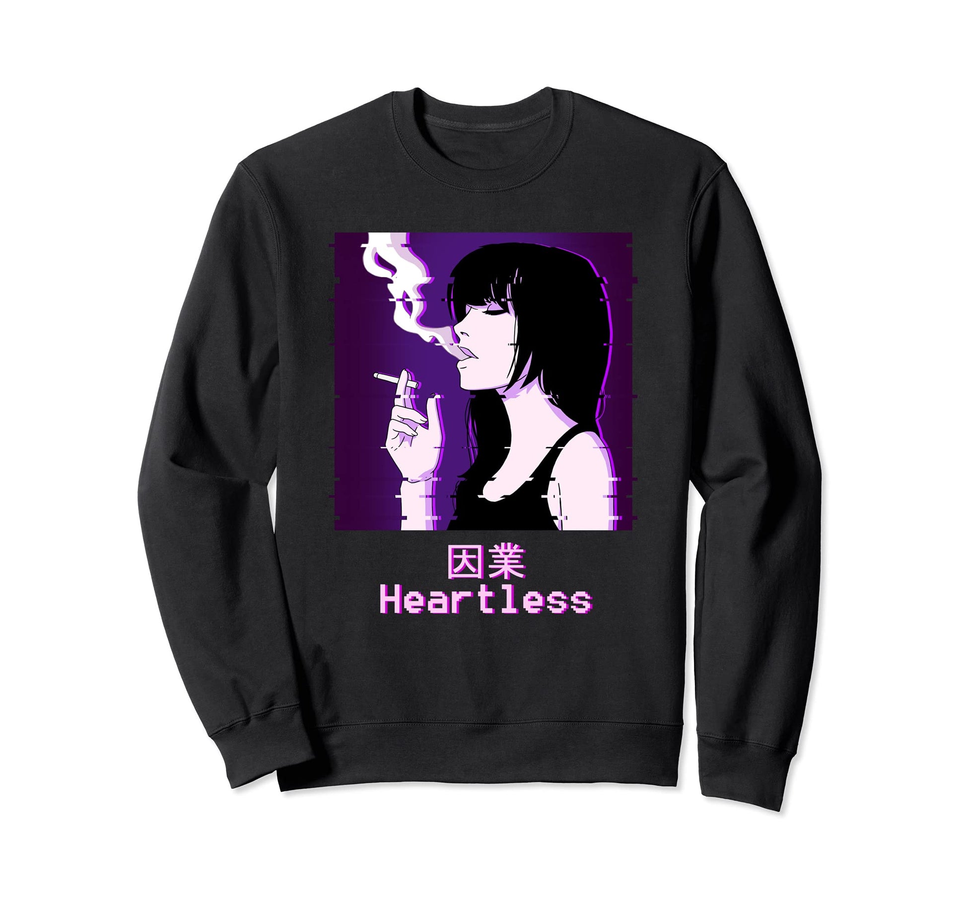 Japanese Aesthetic Vaporwave Sweatshirt - Custom Art Print for Adults - T-Shirt, Sweatshirt, Hoodie