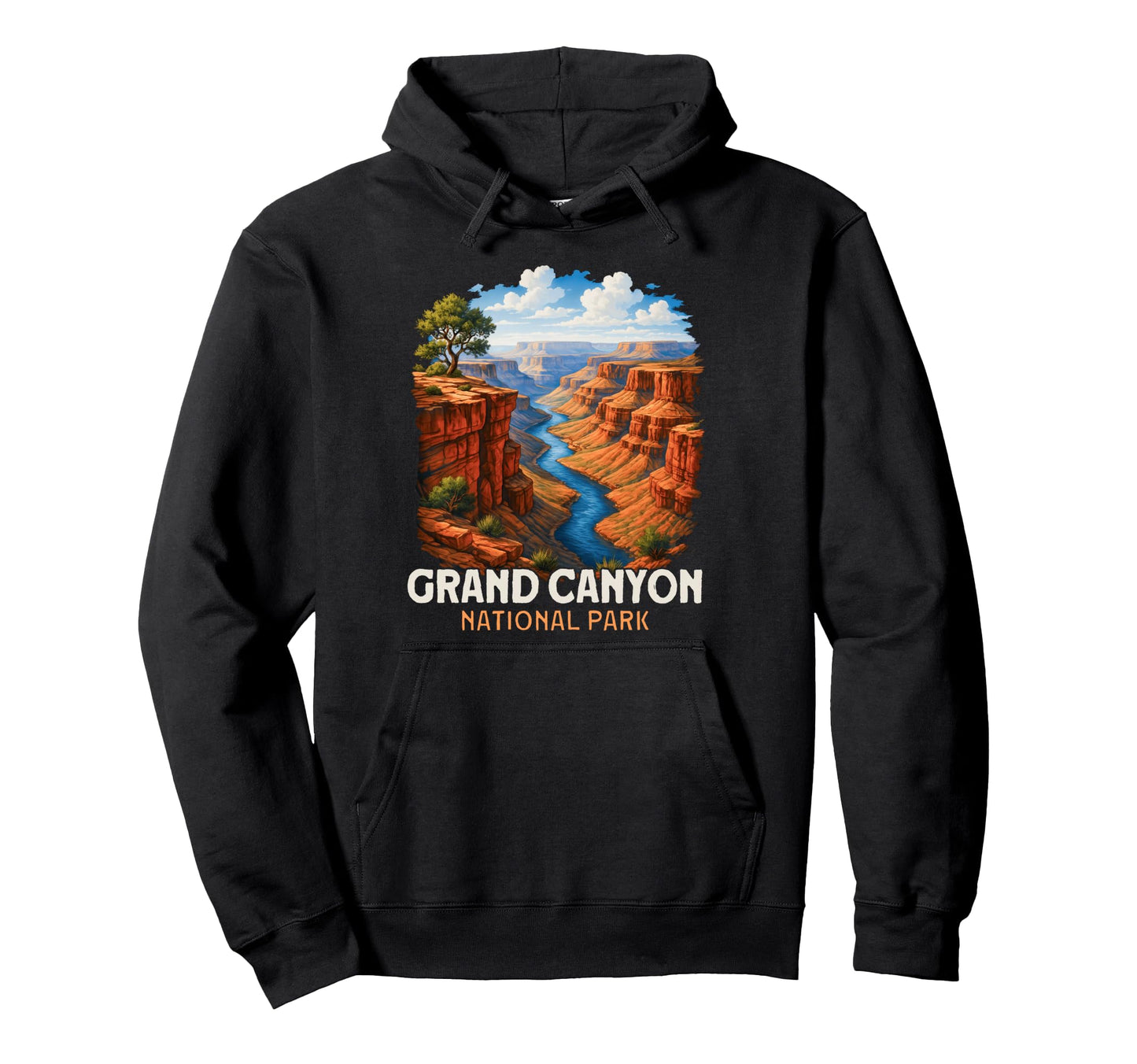 Grand Canyon National Park Hoodie - Custom Art Print for Adults - T-Shirt, Sweatshirt, Hoodie
