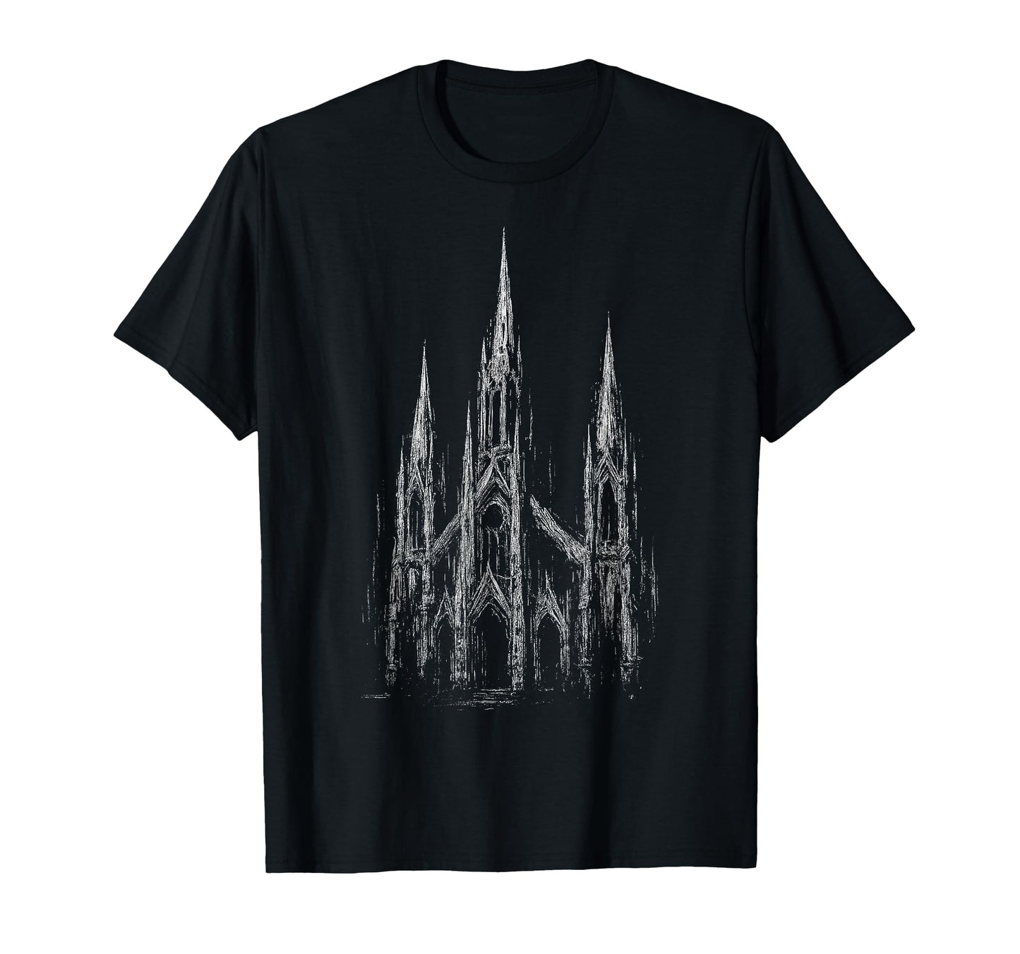 Gothic Church Cathedral Grunge Goth T-Shirt - Fun Novelty Design Unisex - T-Shirt, Sweatshirt, Hoodie