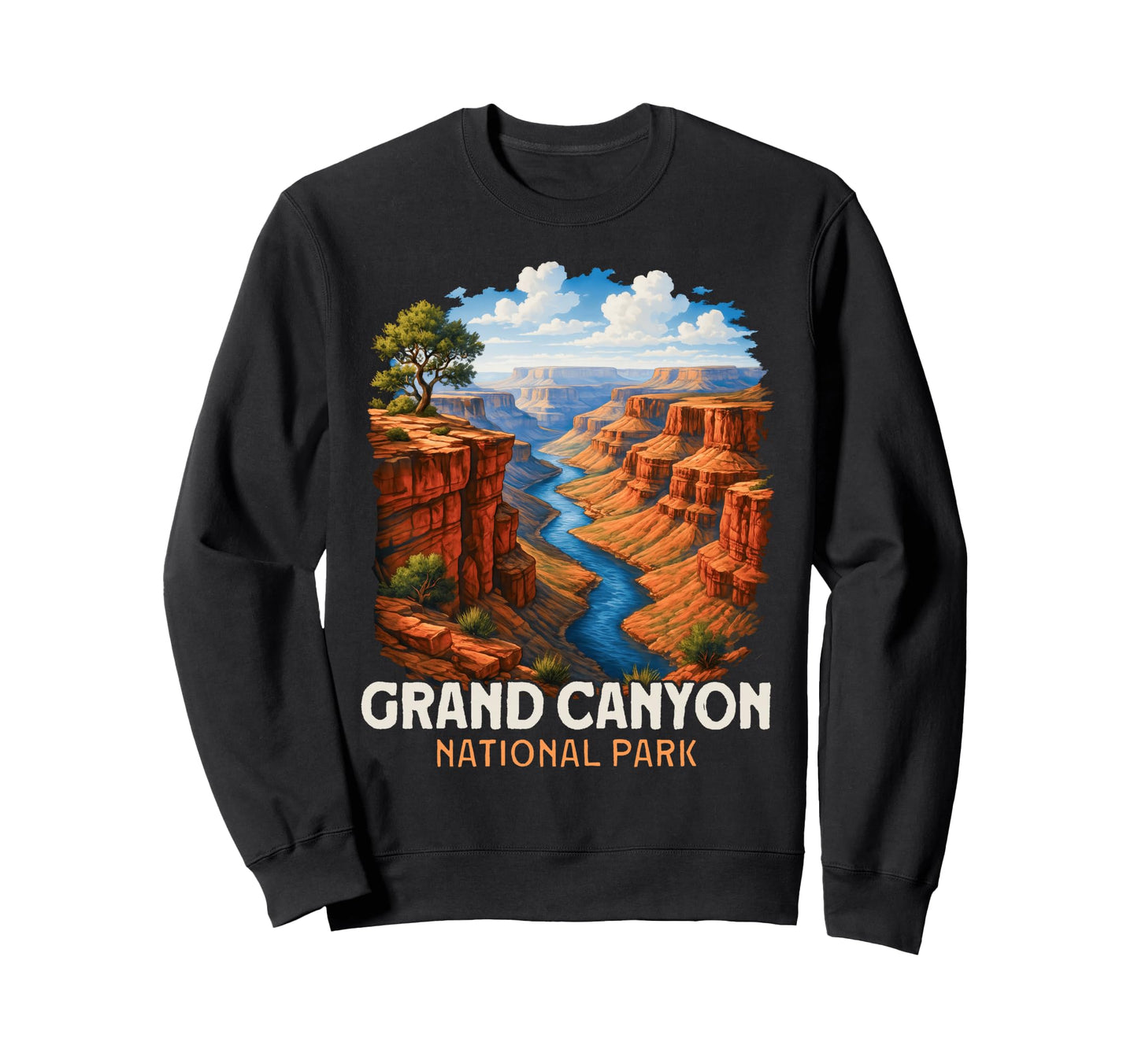 Grand Canyon National Park Sweatshirt - Trendy Graphic for Adults - T-Shirt, Sweatshirt, Hoodie
