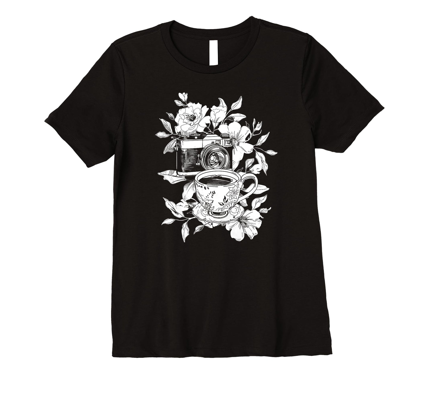 Womens Photographer Coffee T-Shirt - Casual Everyday Wear for Adults - T-Shirt, Sweatshirt, Hoodie