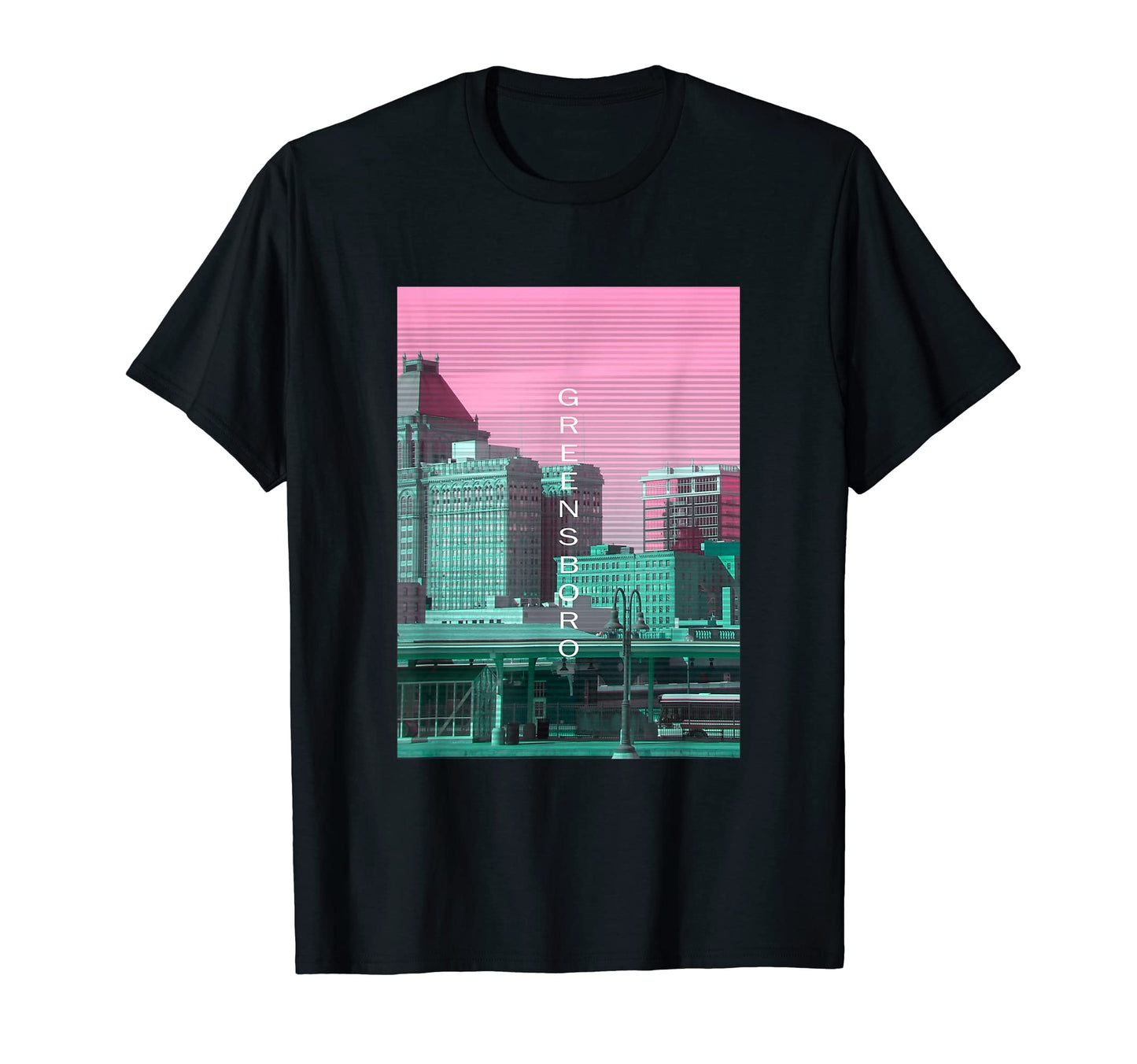 North Carolina Vaporwave Aesthetic T-Shirt - Streetwear Style Unisex - T-Shirt, Sweatshirt, Hoodie