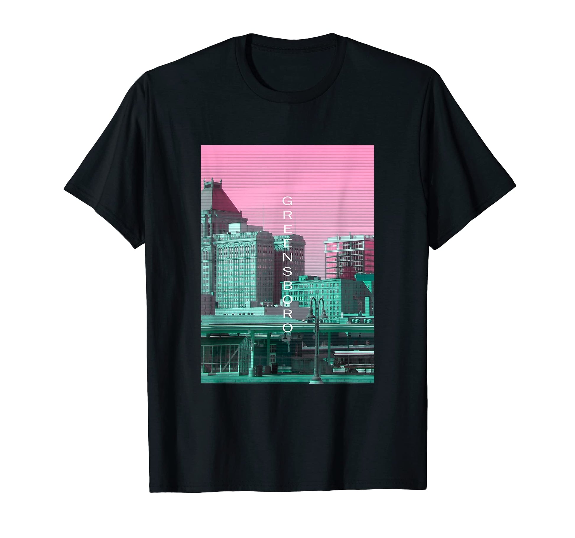 North Carolina Vaporwave Aesthetic T-Shirt - Streetwear Style Unisex - T-Shirt, Sweatshirt, Hoodie