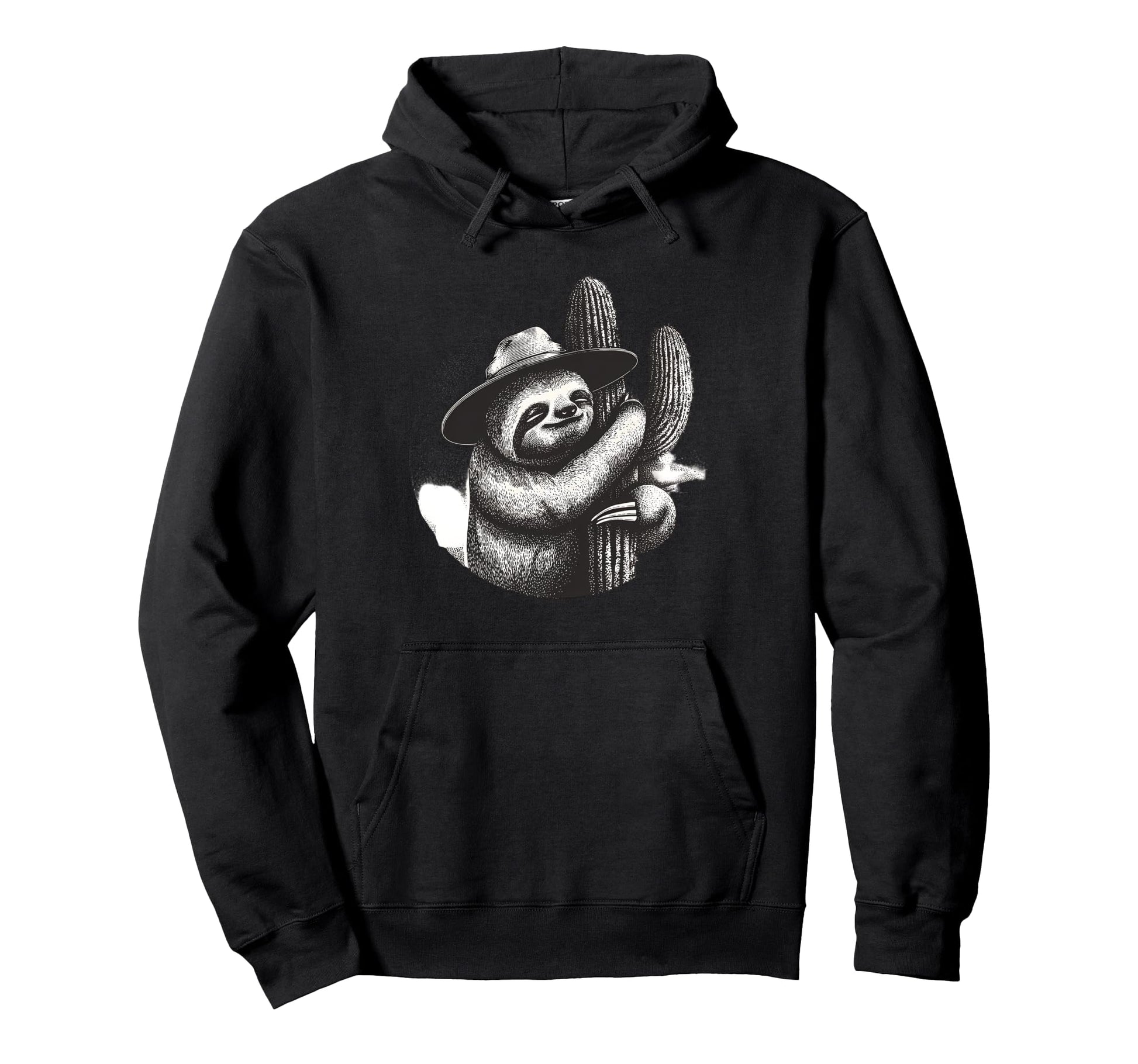Country Cowboy Sloth Rodeo Cowgirl Hoodie - Streetwear Style for Adults - T-Shirt, Sweatshirt, Hoodie