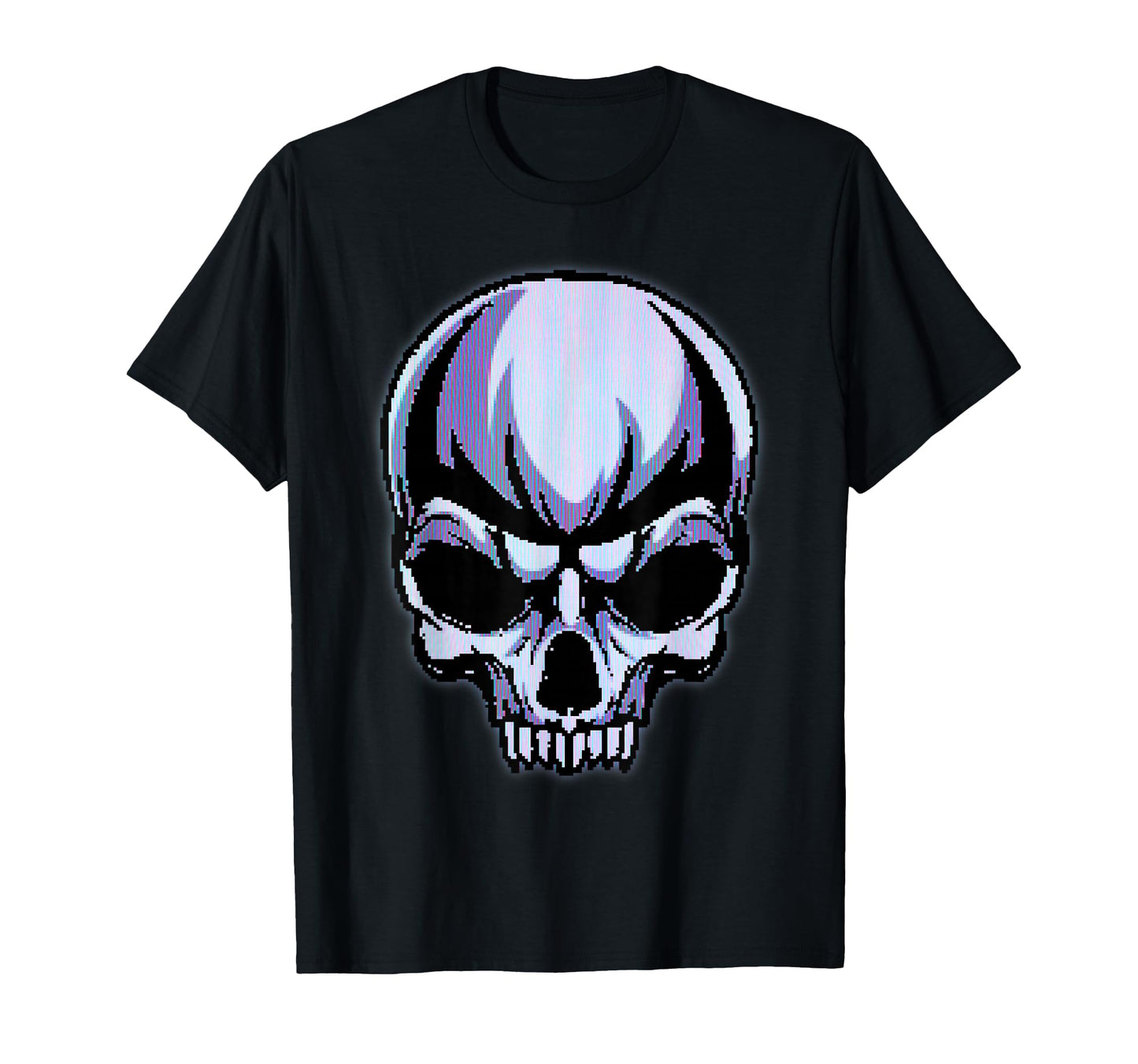 Cassette Futurism Gothic Skull T-Shirt - Trendy Graphic for Adults - T-Shirt, Sweatshirt, Hoodie