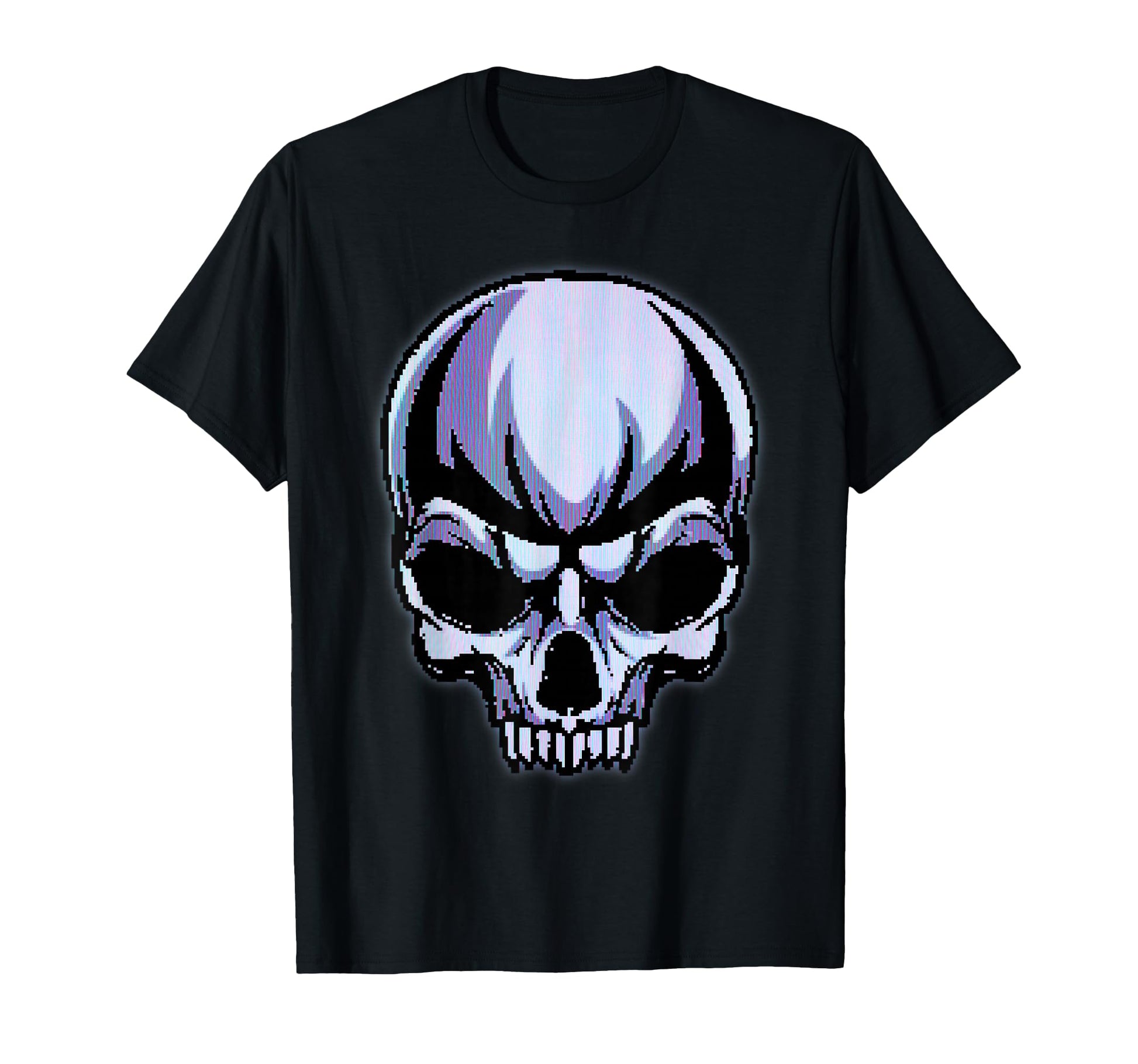 Cassette Futurism Gothic Skull T-Shirt - Trendy Graphic for Adults - T-Shirt, Sweatshirt, Hoodie