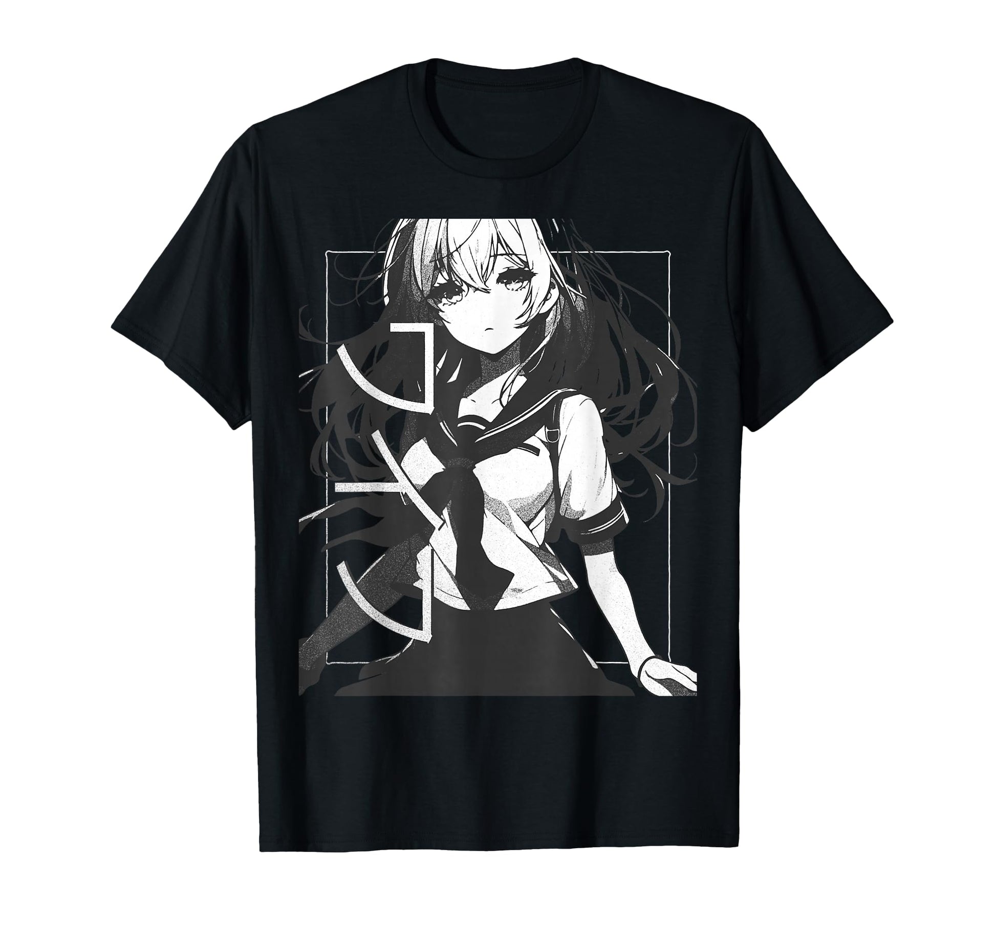 Anime Waifu Japanese Aesthetic Kawaii T-Shirt - Minimalist Print Men Women - T-Shirt, Sweatshirt, Hoodie