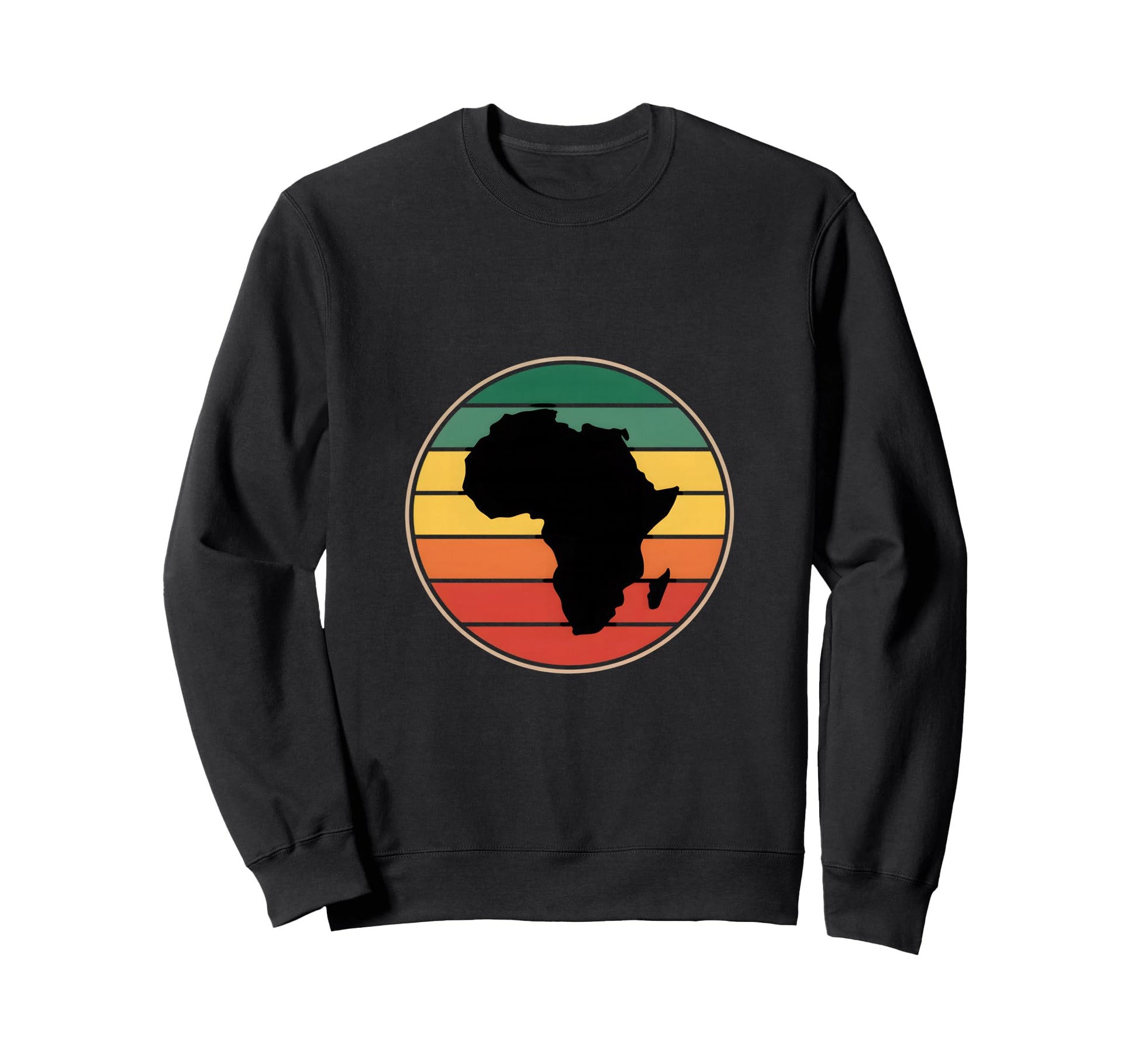 Africa Continent Funny Rainbow Sweatshirt - Fun Novelty Design Men Women - T-Shirt, Sweatshirt, Hoodie