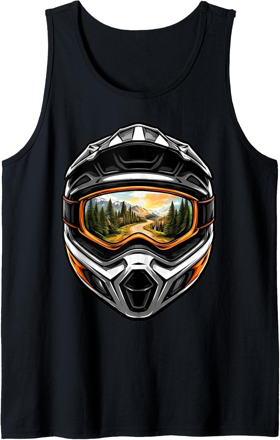 Dirt Bike Rider Helmet Motocross Trail Merch - Adult & Kids T-Shirts, Sweatshirts & Hoodies apparel design preview 1