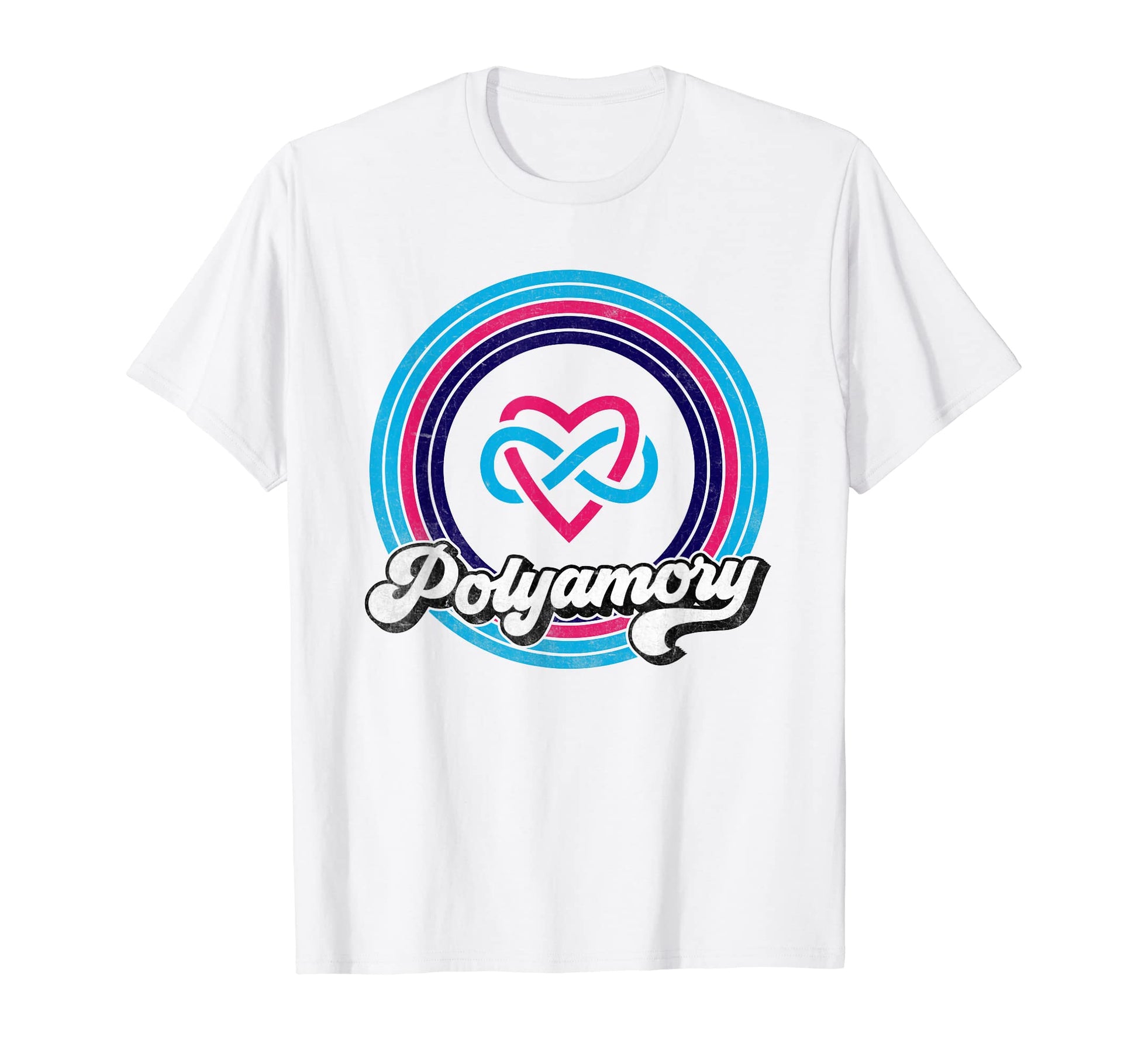 Polyamory Infinity Symbol Polyamorous Flag T-Shirt - Unique Graphic Unisex - T-Shirt, Sweatshirt, Hoodie