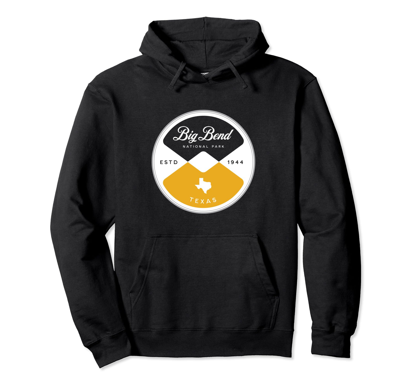 Big Bend National Park Texas Circle Hoodie - Aesthetic Graphic Men Women - T-Shirt, Sweatshirt, Hoodie