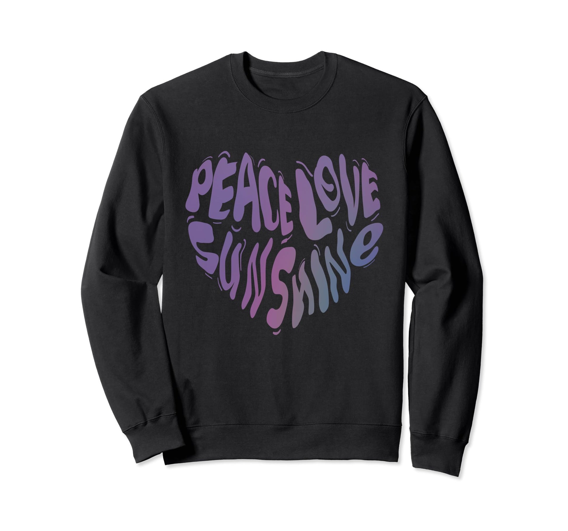 Peace Love Sunshine Summer Sweatshirt - Casual Everyday Wear Unisex - T-Shirt, Sweatshirt, Hoodie