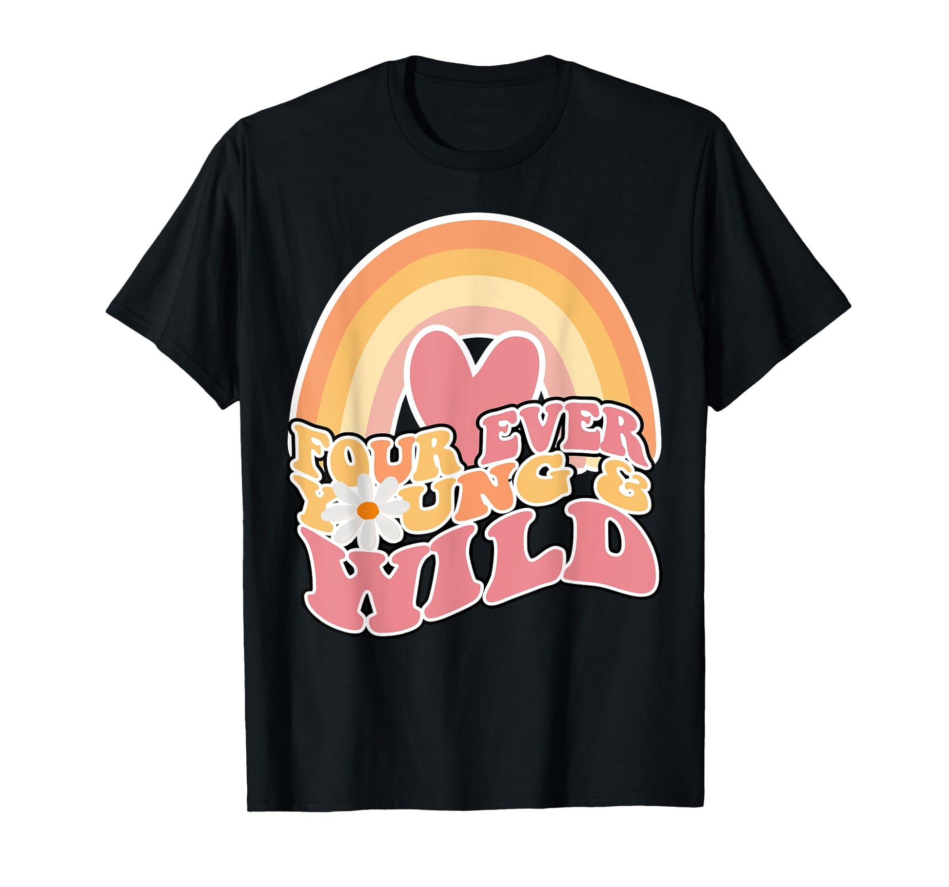 Daisy Birthday Four Ever Young And T-Shirt - Fun Novelty Design Unisex - T-Shirt, Sweatshirt, Hoodie
