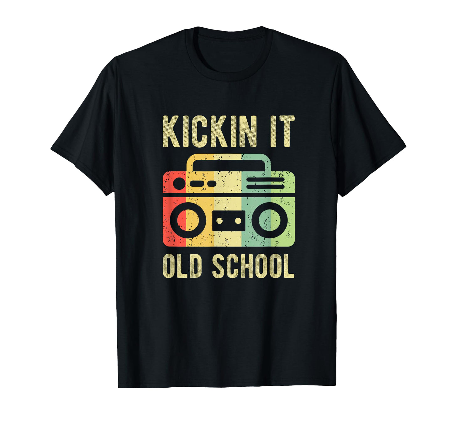 Kickin It Old School 80S 90S Music T-Shirt - Custom Art Print Unisex - T-Shirt, Sweatshirt, Hoodie