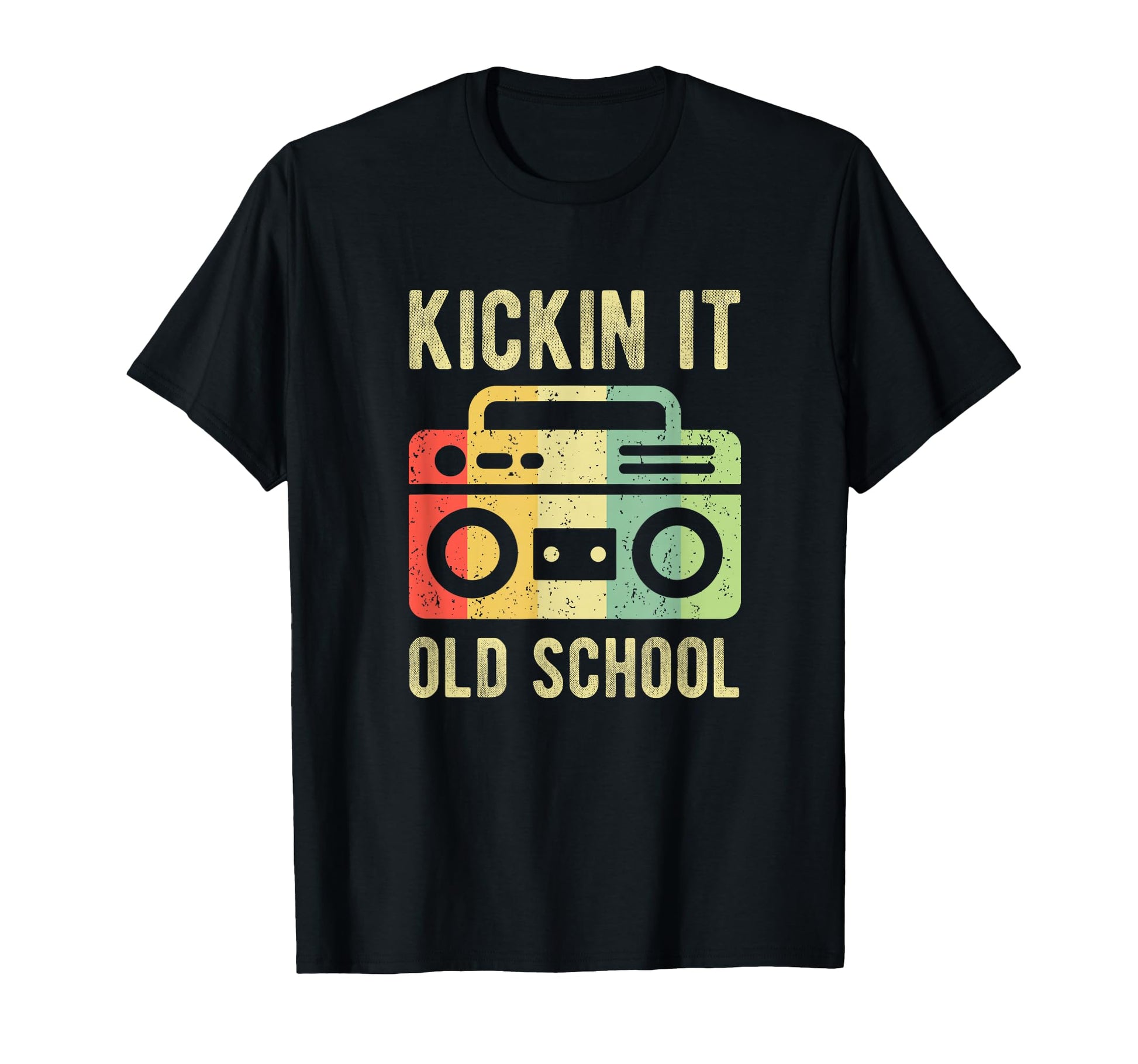 Kickin It Old School 80S 90S Music T-Shirt - Custom Art Print Unisex - T-Shirt, Sweatshirt, Hoodie
