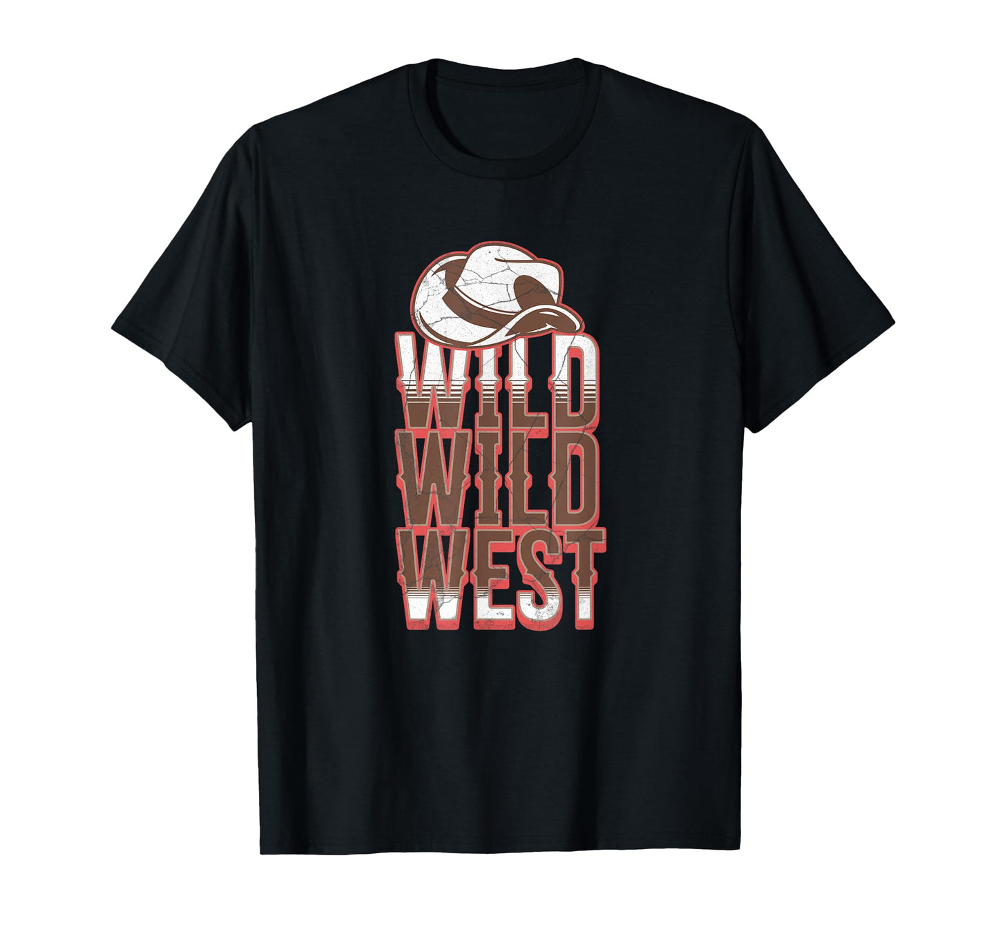 Wild Wild West Bleached Rodeo T-Shirt - Aesthetic Graphic for Adults - T-Shirt, Sweatshirt, Hoodie