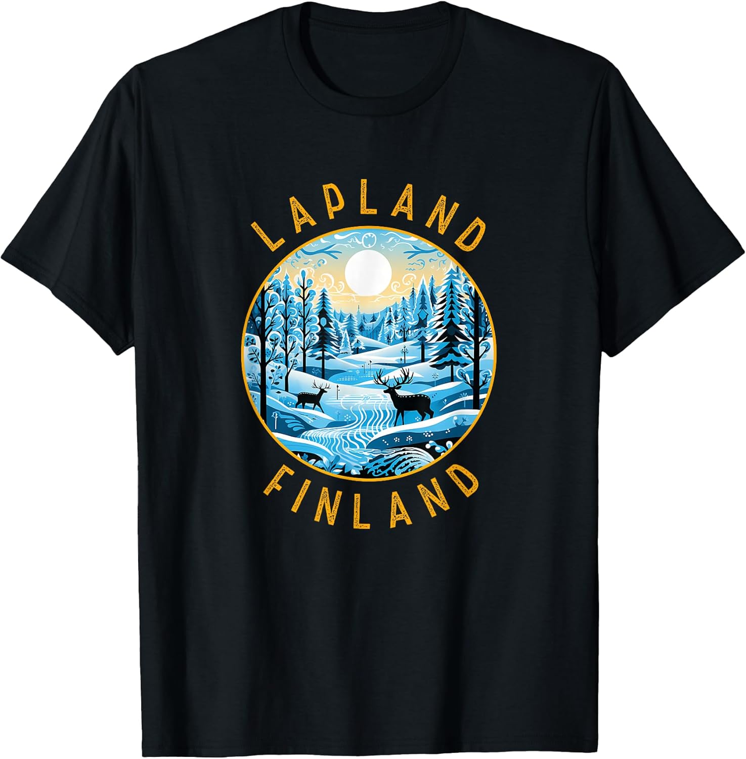 Lapland Finland Merch Designs - Adult & Kids T-Shirts, Sweatshirts & Hoodies apparel design preview 1
