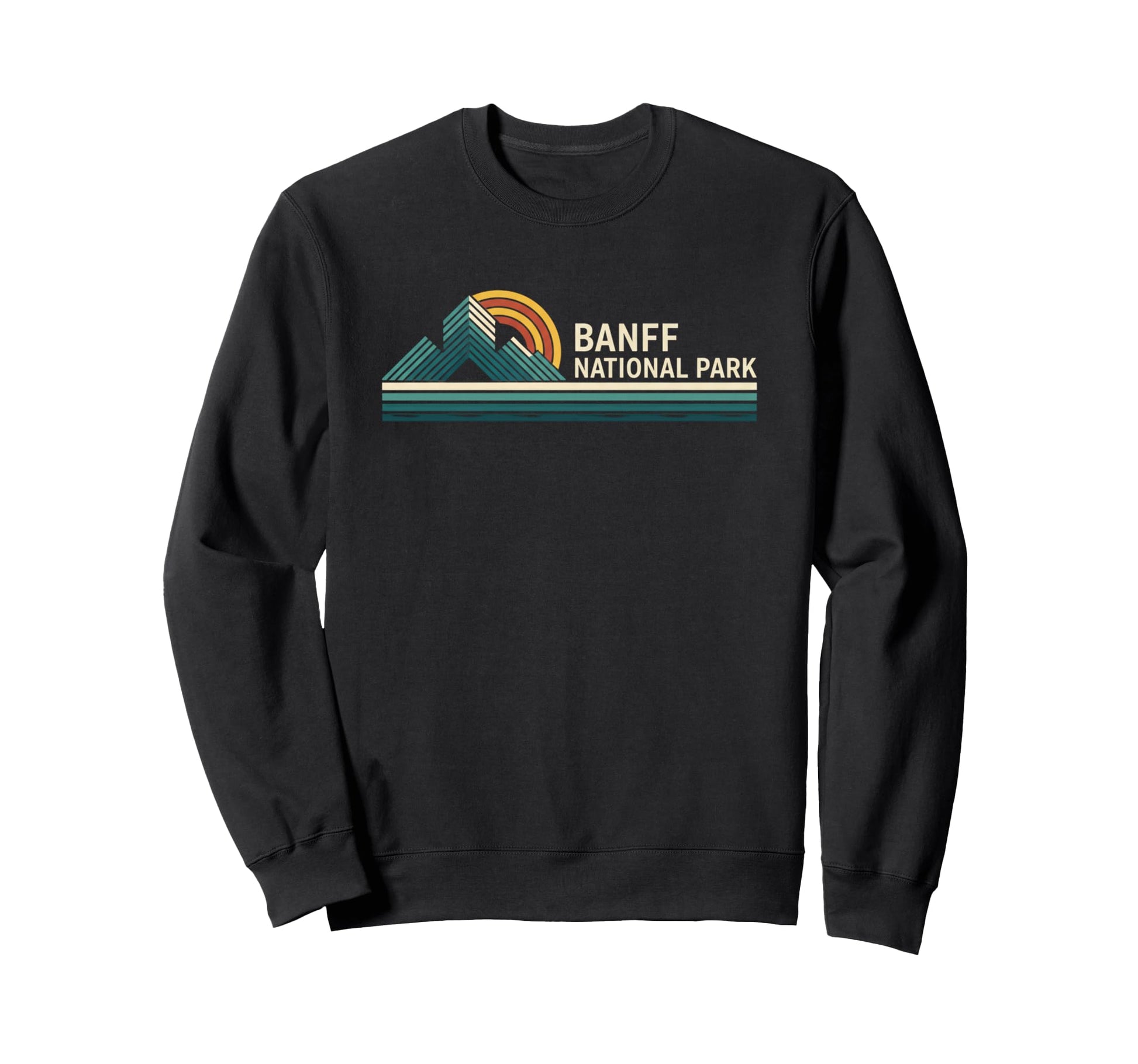Banff National Park Mountain Sweatshirt - Custom Art Print Men Women - T-Shirt, Sweatshirt, Hoodie