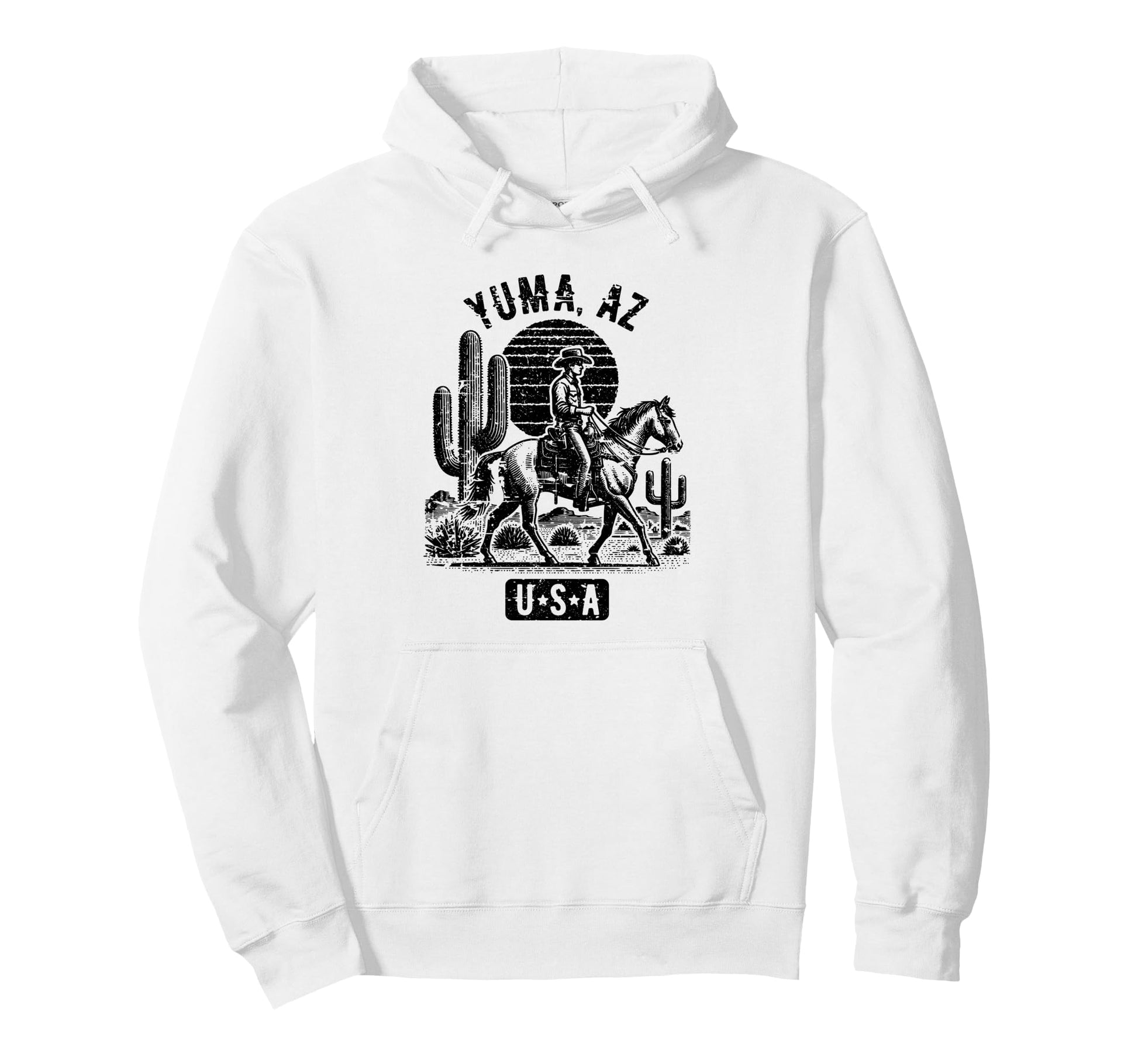 Yuma Arizona Usa Cowboy Horse Hoodie - Streetwear Style Unisex - T-Shirt, Sweatshirt, Hoodie