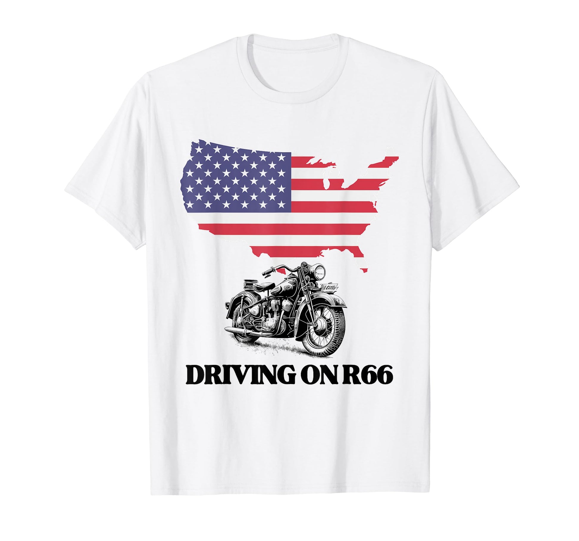 Driving R66 Motorcycle T-Shirt - Trendy Graphic Men Women - T-Shirt, Sweatshirt, Hoodie
