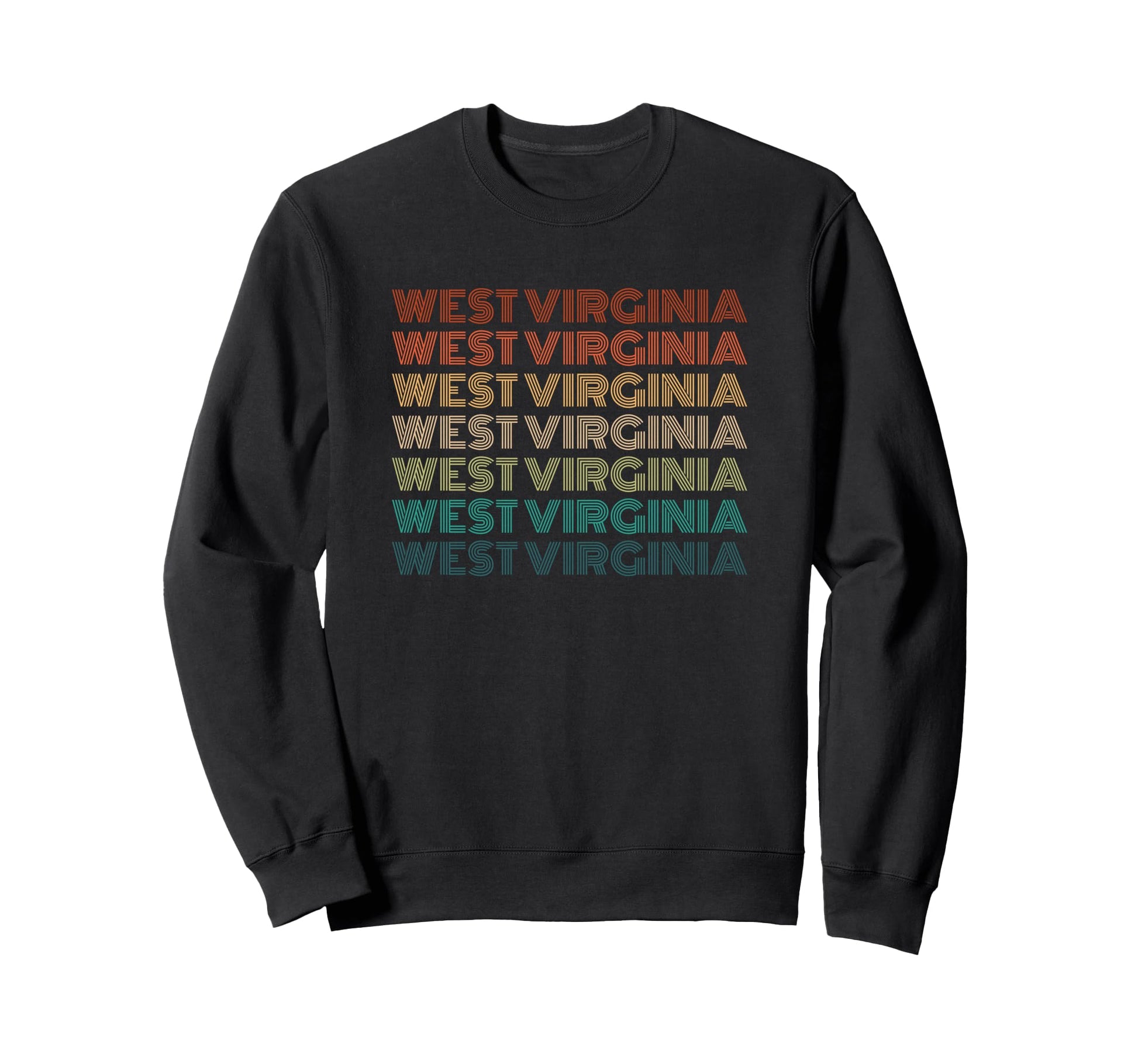 West Virginia Travel Local State Sweatshirt - Minimalist Print for Adults - T-Shirt, Sweatshirt, Hoodie