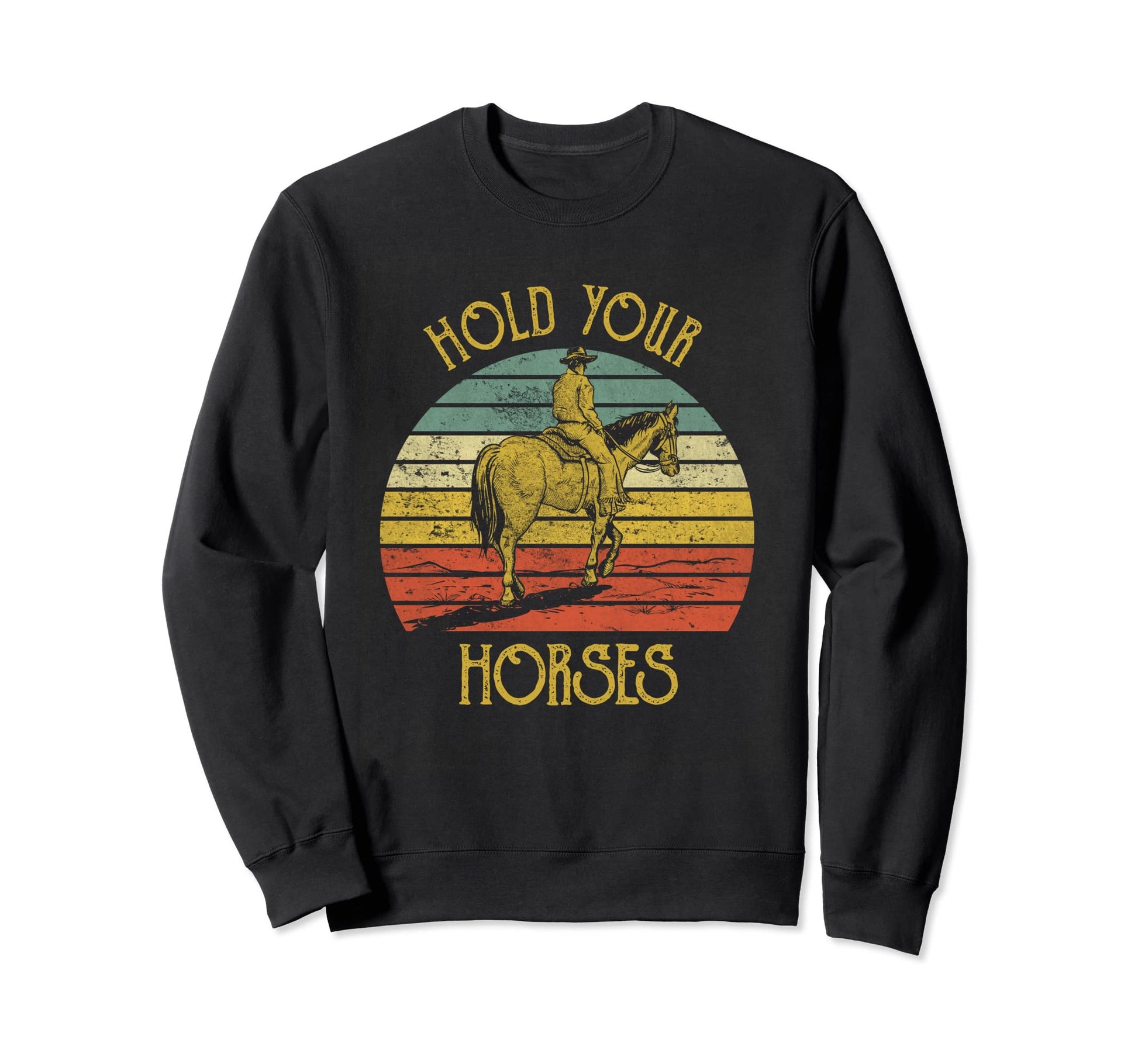 Western Country Cowboy Sweatshirt - Casual Everyday Wear for Adults - T-Shirt, Sweatshirt, Hoodie