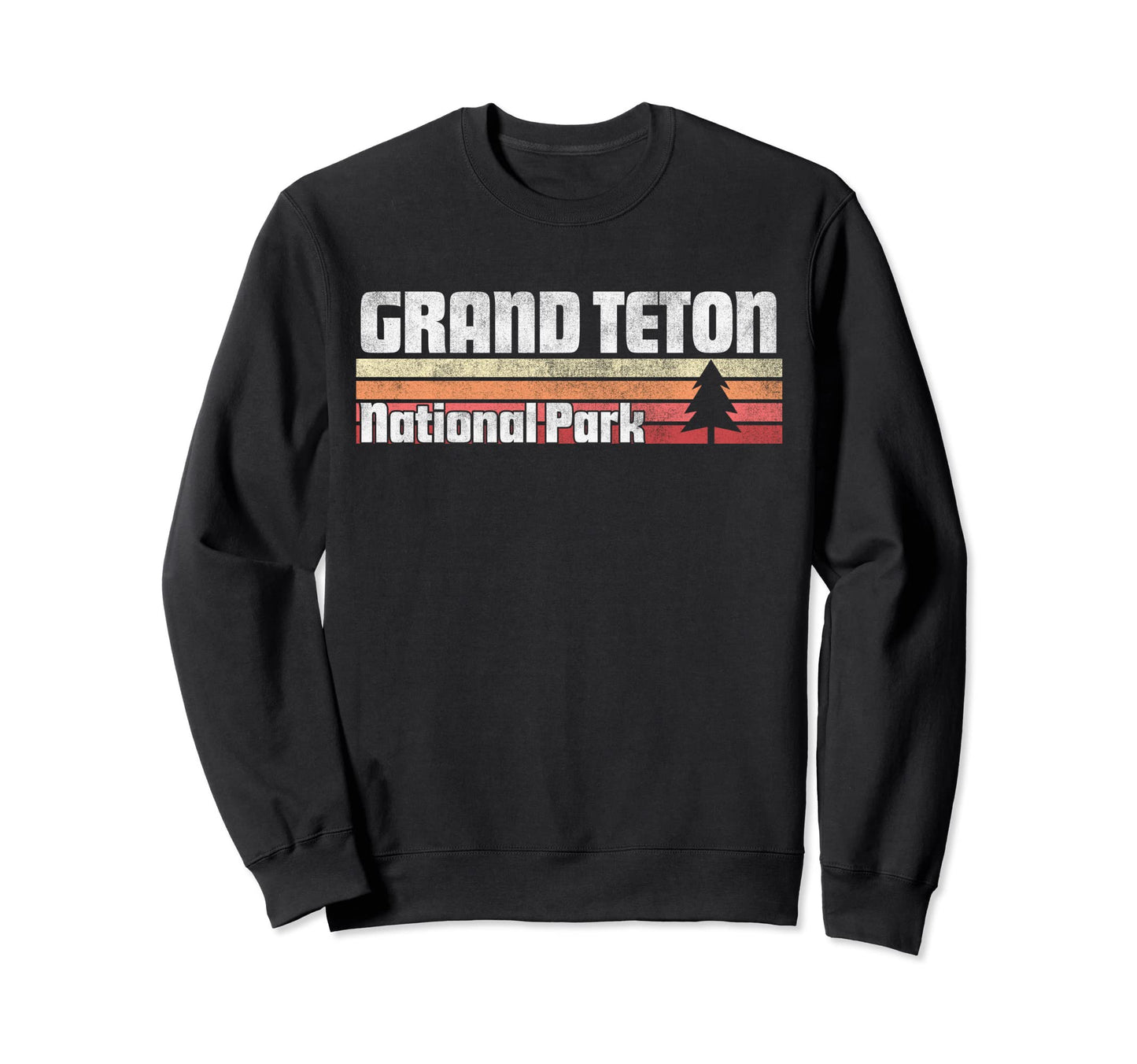 Grand Teton National Park 70S 80S 90S Sweatshirt - Graphic Print Men Women - T-Shirt, Sweatshirt, Hoodie