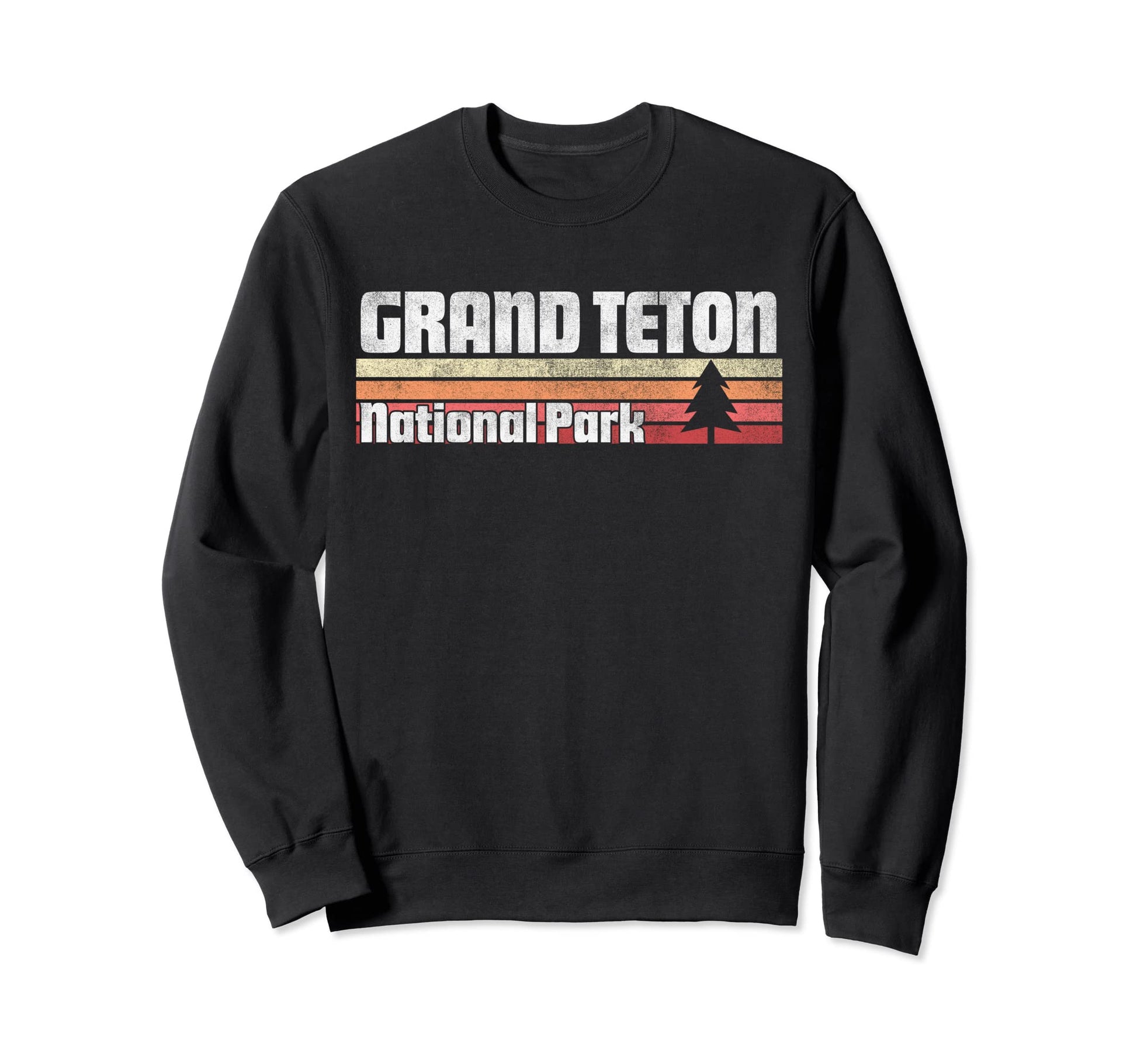 Grand Teton National Park 70S 80S 90S Sweatshirt - Graphic Print Men Women - T-Shirt, Sweatshirt, Hoodie