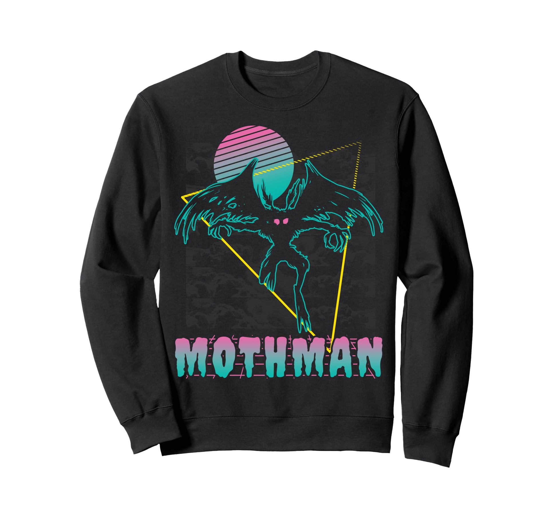 Vaporwave Aesthetic Mothman Sweatshirt - Aesthetic Graphic for Adults - T-Shirt, Sweatshirt, Hoodie