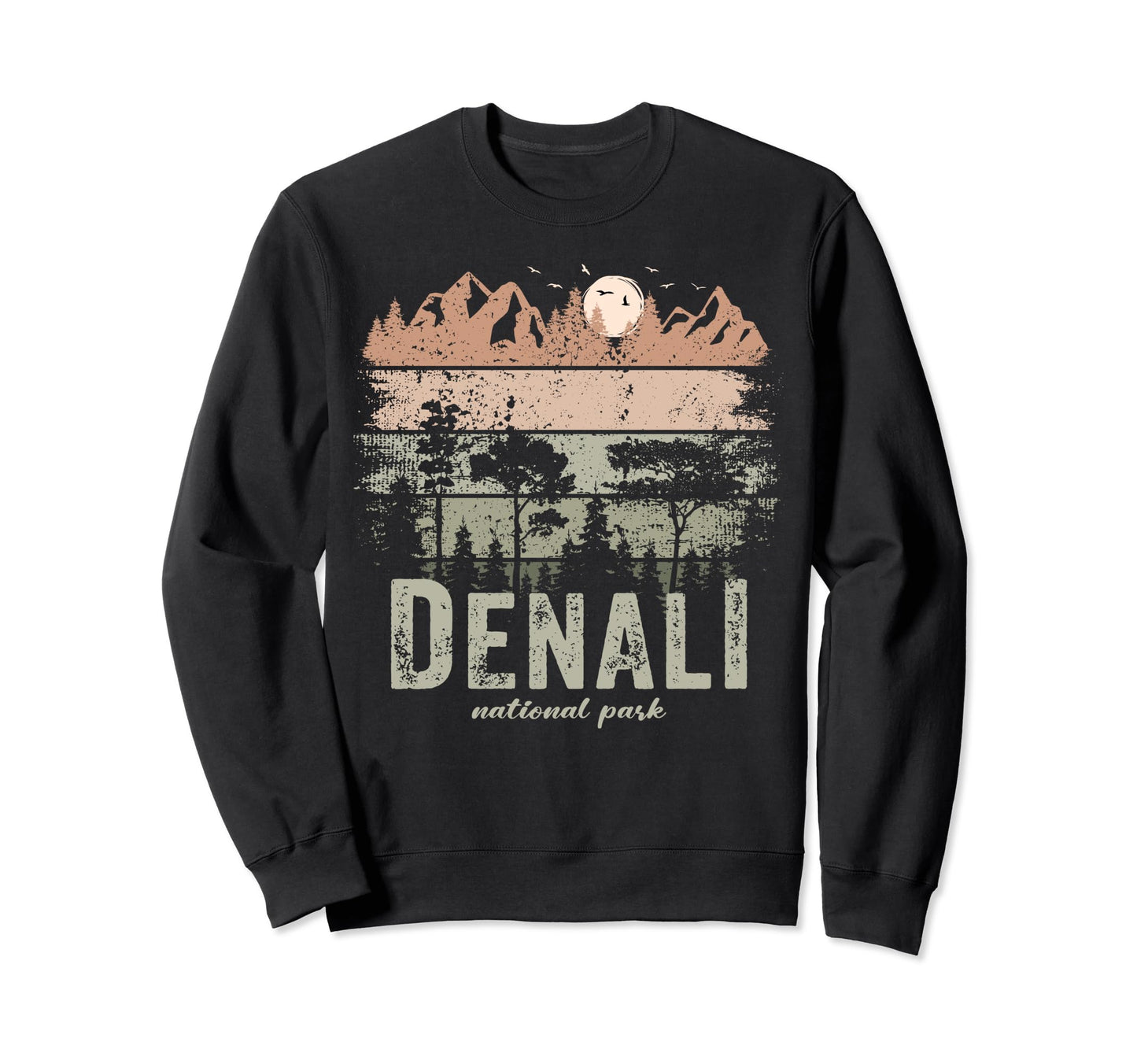 Denali National Park Us Denali Sweatshirt - Graphic Print for Adults - T-Shirt, Sweatshirt, Hoodie