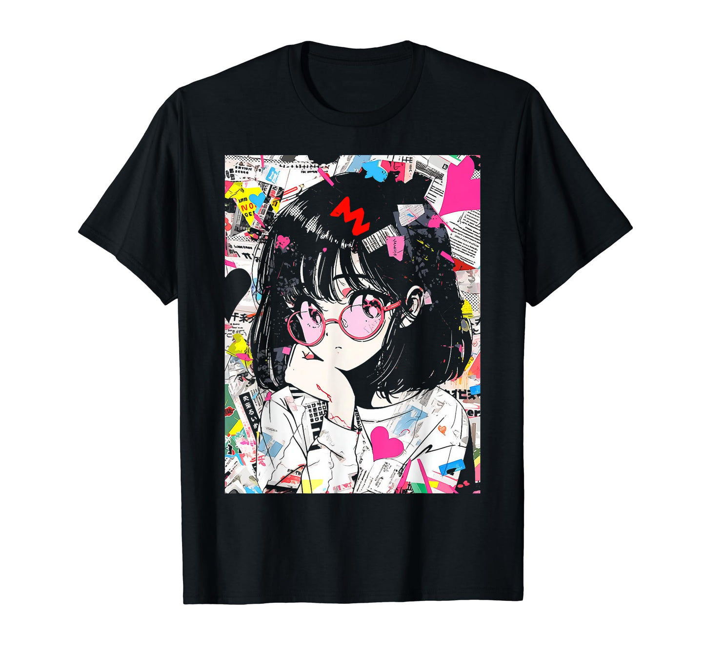 80S 90S Anime Manga Kawaii T-Shirt - Casual Everyday Wear for Adults - T-Shirt, Sweatshirt, Hoodie