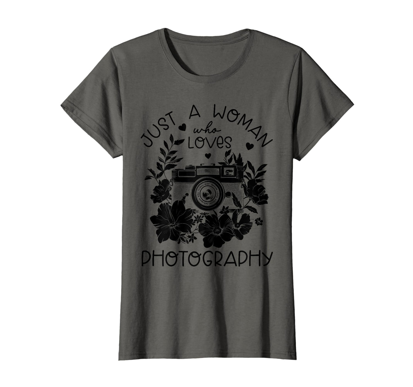 Photographer Camera Flowers T-Shirt - Aesthetic Graphic for Adults - T-Shirt, Sweatshirt, Hoodie