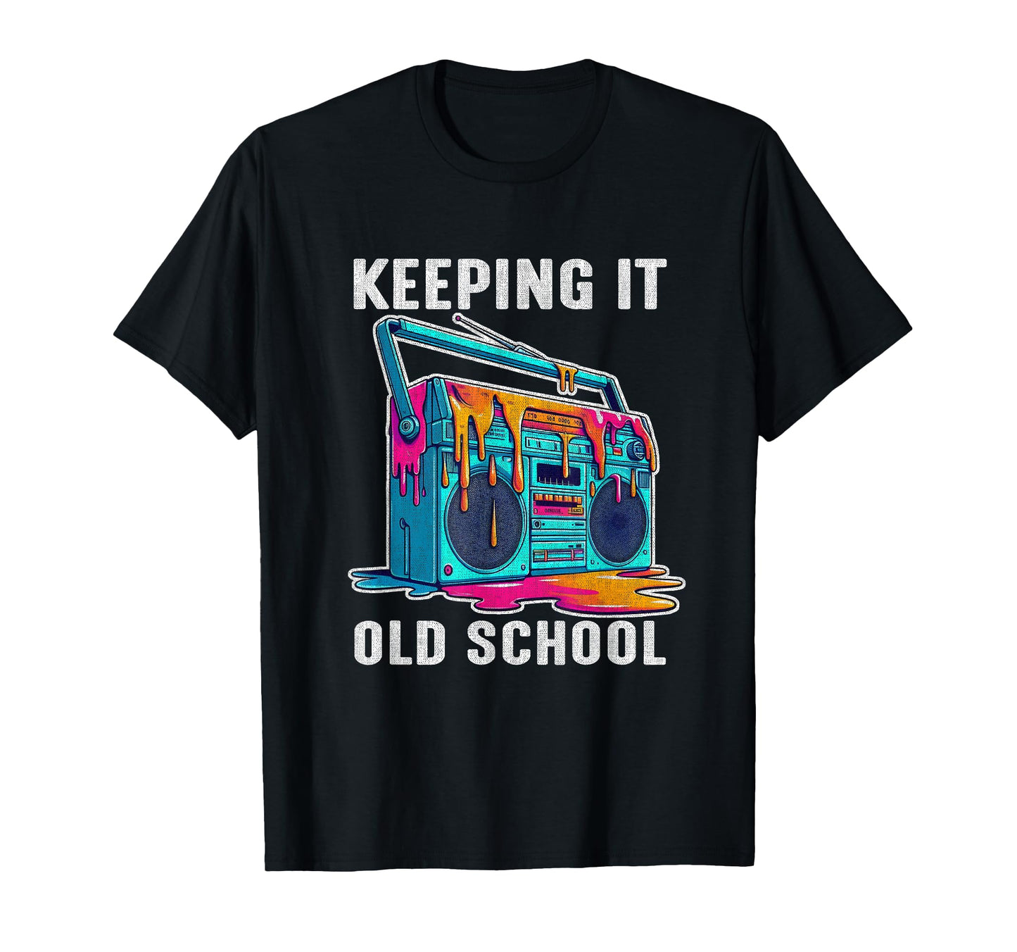 Boombox 80S 90S Music Hip Hop T-Shirt - Unique Graphic Unisex - T-Shirt, Sweatshirt, Hoodie