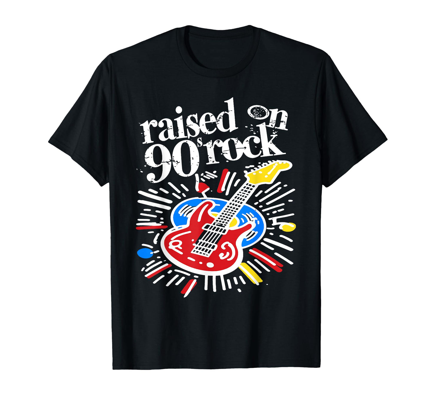 Raised 90S Rock Old School Rockers And T-Shirt - Trendy Graphic Men Women - T-Shirt, Sweatshirt, Hoodie
