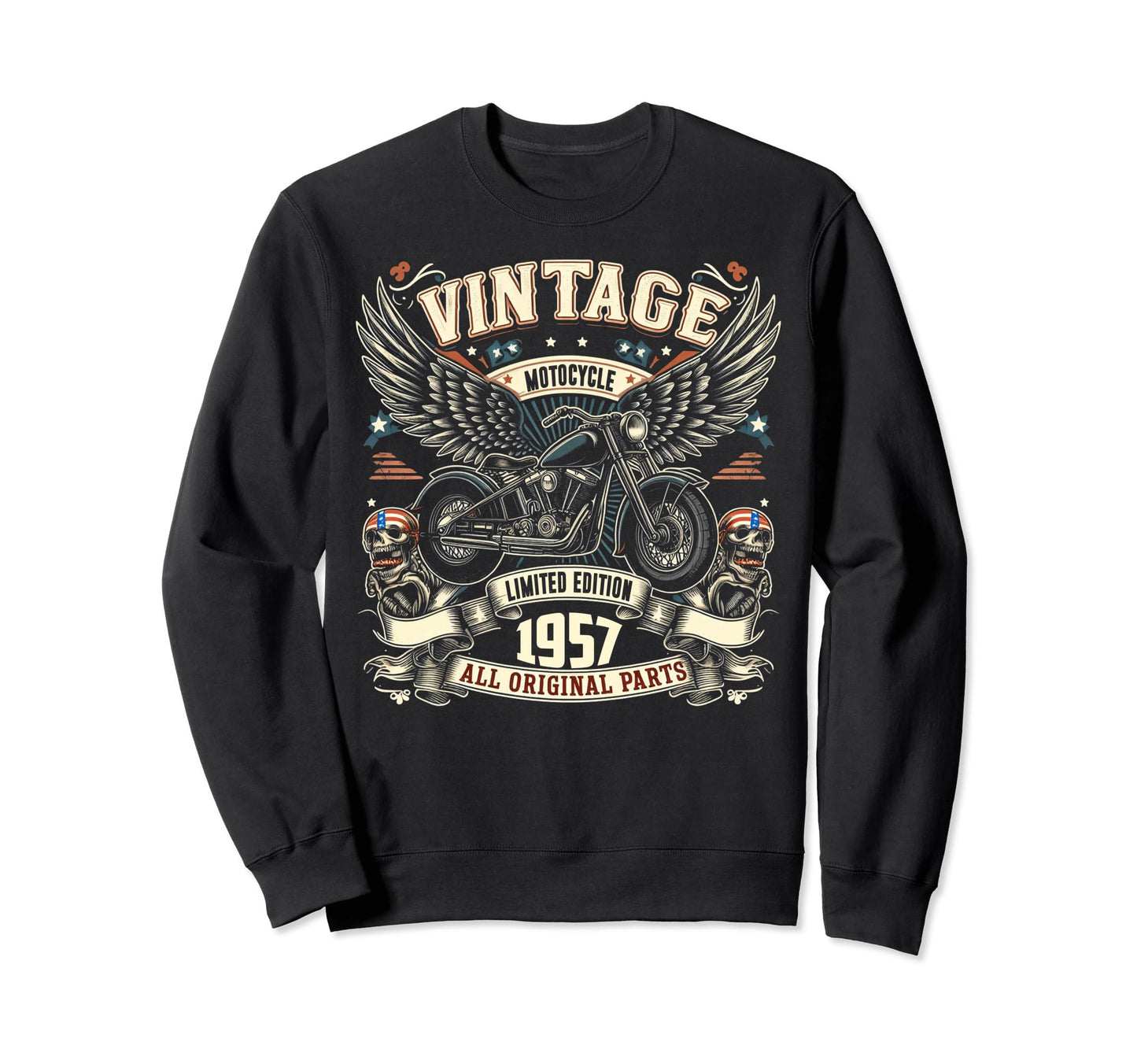 1957 Born 1957 67Th Birthday Sweatshirt - Trendy Graphic for Adults - T-Shirt, Sweatshirt, Hoodie