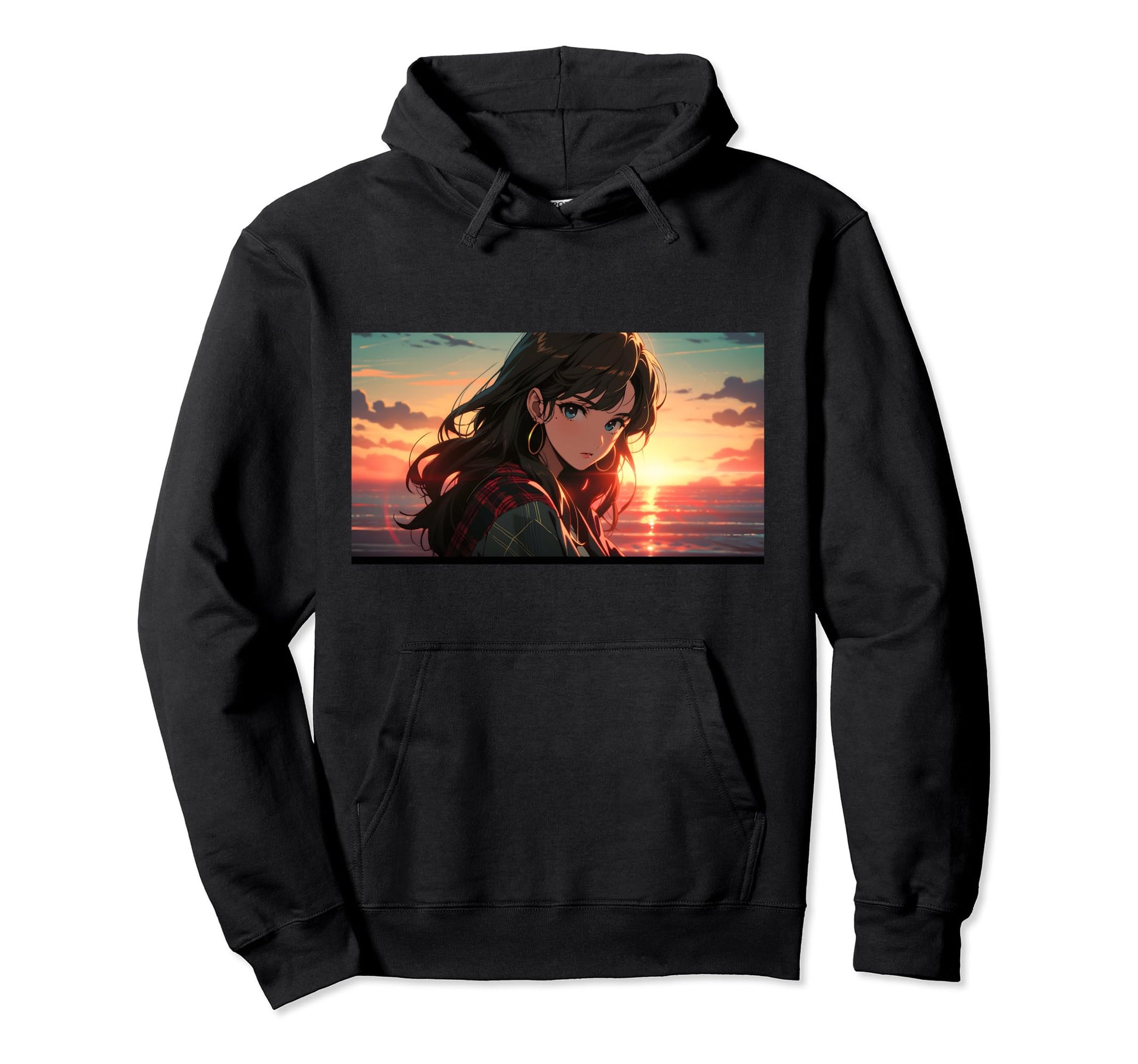 90S Anime Aesthetic Vaporwave Kawaii Hoodie - Trendy Graphic Men Women - T-Shirt, Sweatshirt, Hoodie