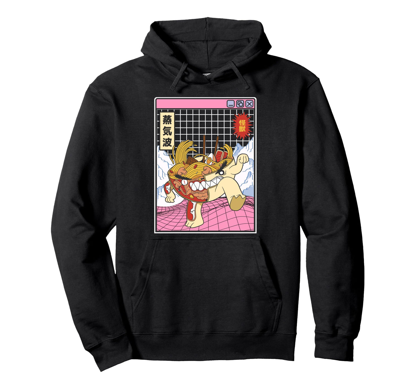 Ramen Noodles X Ray Kawaii Grid Hoodie - Streetwear Style for Adults - T-Shirt, Sweatshirt, Hoodie