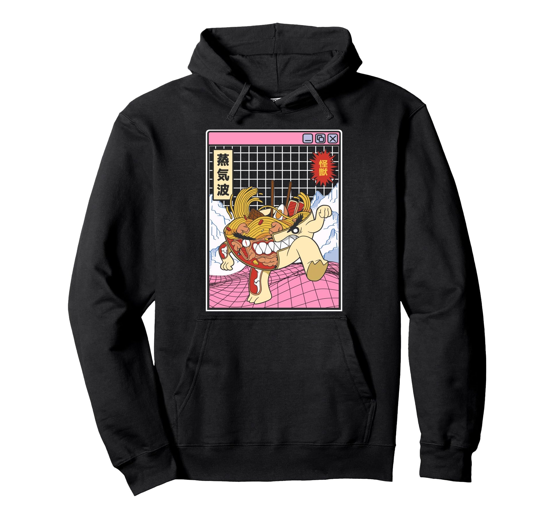 Ramen Noodles X Ray Kawaii Grid Hoodie - Streetwear Style for Adults - T-Shirt, Sweatshirt, Hoodie