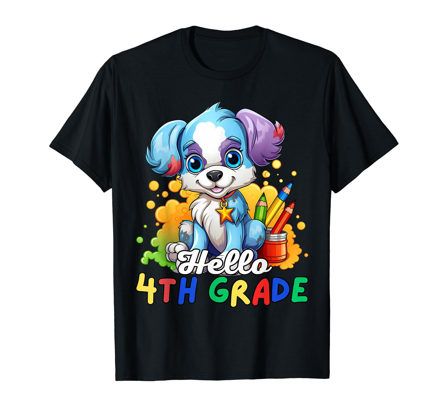 Hello 4Th Grade Back To School First T-Shirt - Trendy Graphic for Adults - T-Shirt, Sweatshirt, Hoodie