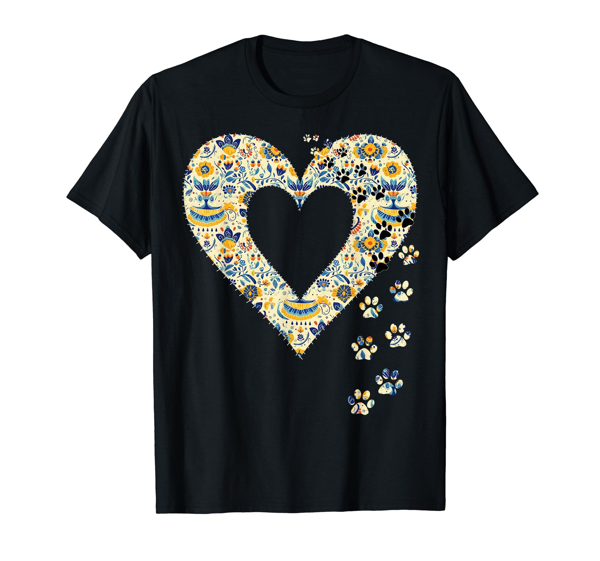 Ukrainian Flag Cat Lover 30S Ukraine Heart T-Shirt - Unique Graphic Unisex - T-Shirt, Sweatshirt, Hoodie