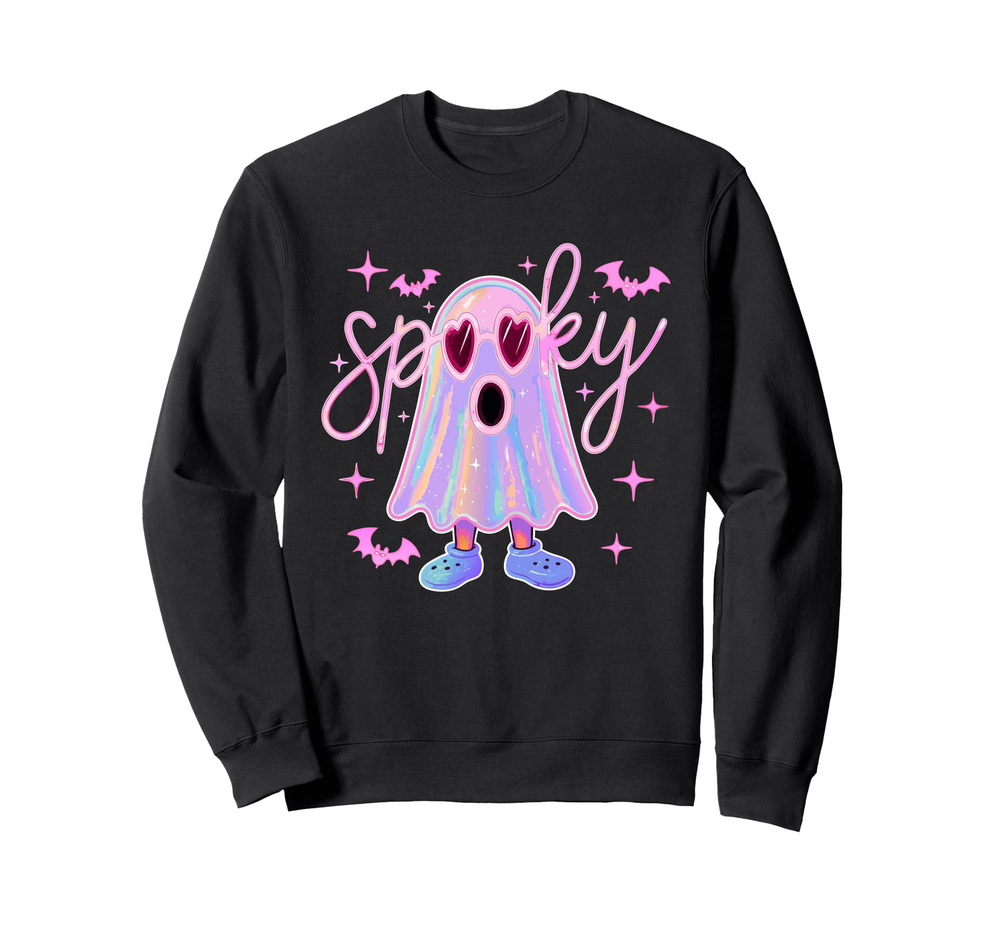 Pastel Spooky Ghost Aesthetic Sweatshirt - Streetwear Style Men Women - T-Shirt, Sweatshirt, Hoodie