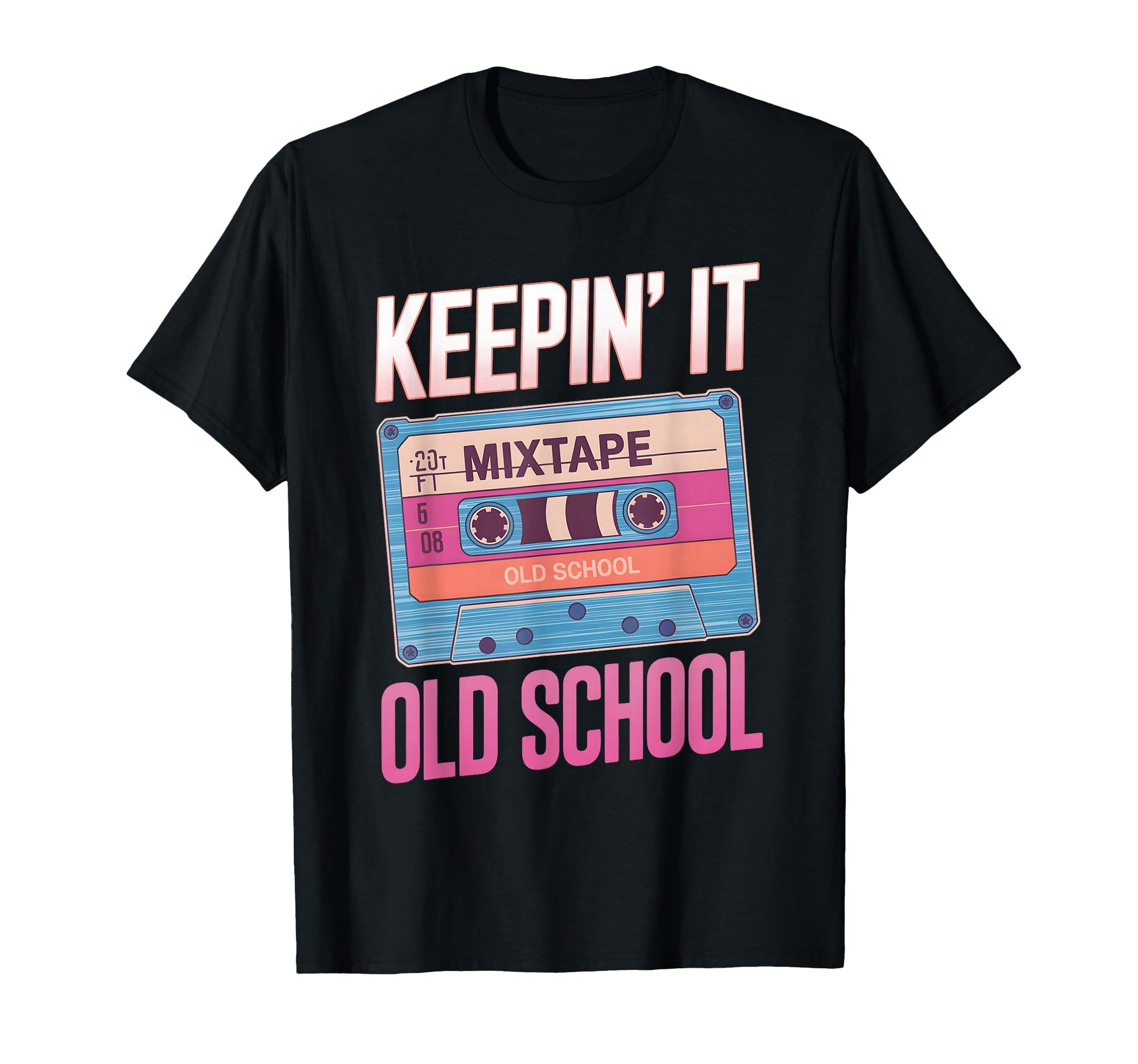 Old School Hip Hop 80S 90S Cassette T-Shirt - Unique Graphic for Adults - T-Shirt, Sweatshirt, Hoodie